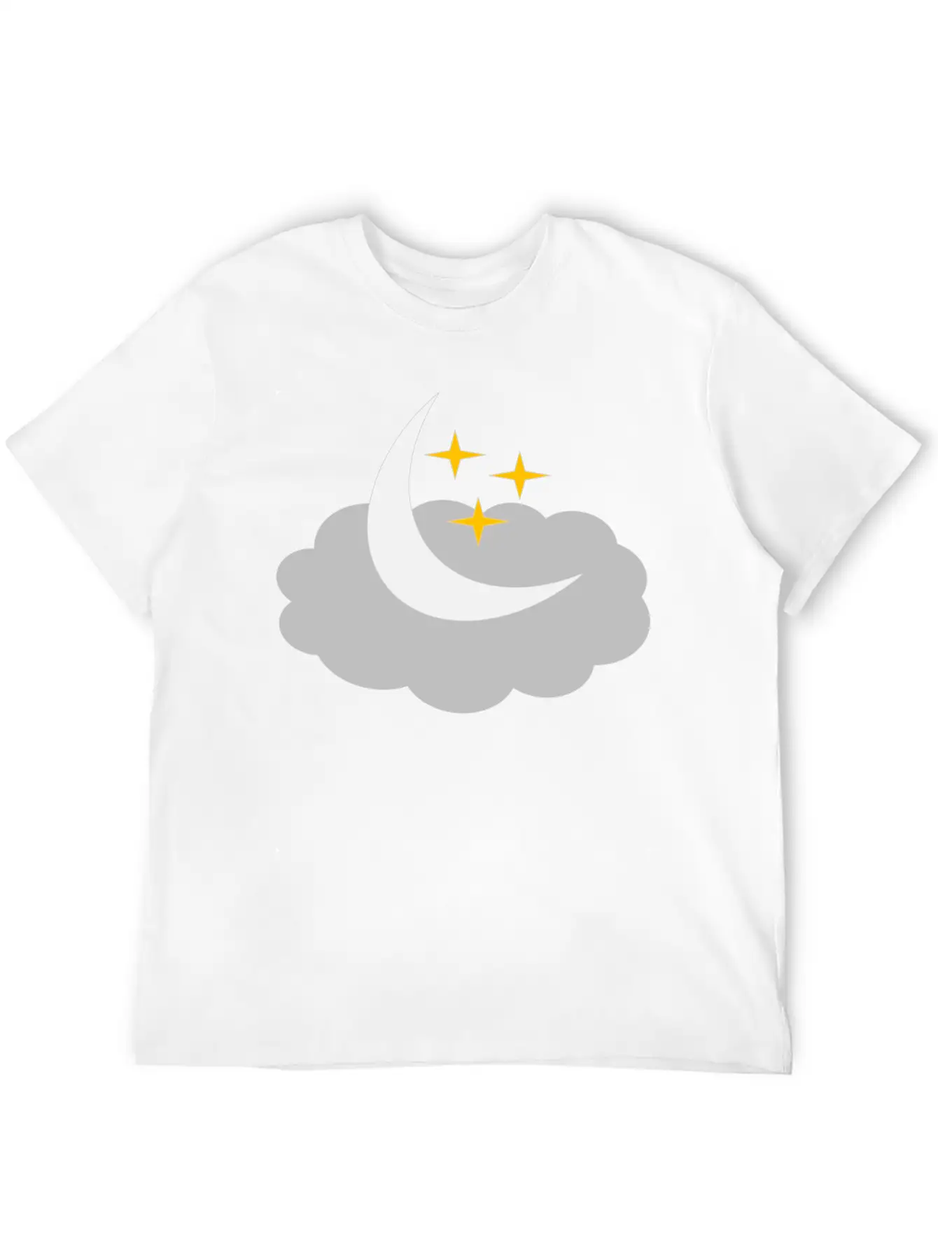 Moon Unisex Short Sleeve Soft Cotton T-Shirt – Casual Everyday Wear
