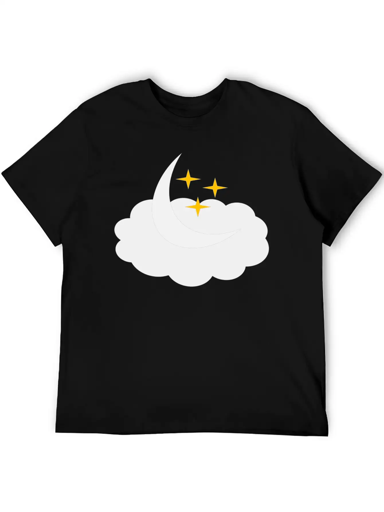 Moon Unisex Short Sleeve Soft Cotton T-Shirt – Casual Everyday Wear