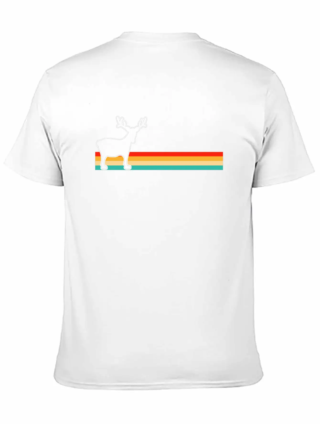Moose Retro Comfortable Minimalist Graphic Tee – Summer Style Essential