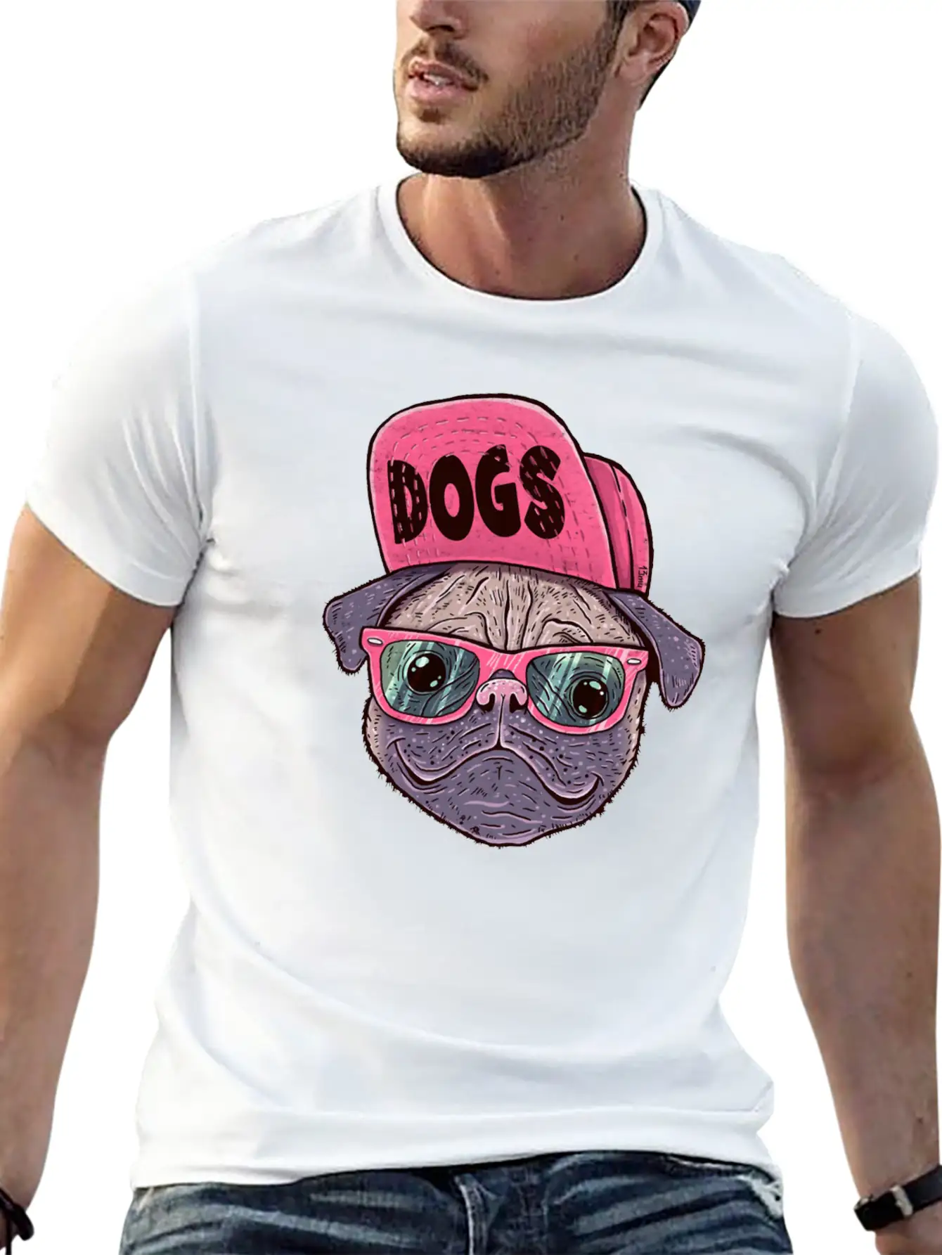 Mops Dog Timeless Short Sleeve Tee – Comfy And Minimalist Design