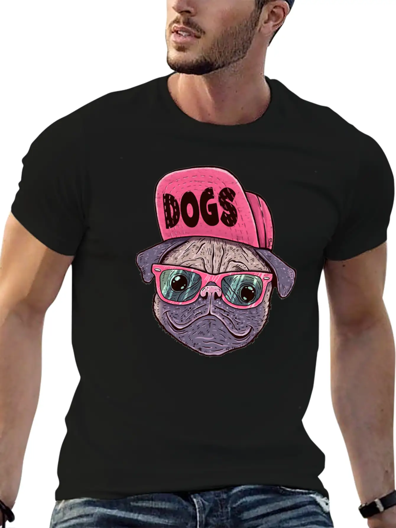 Mops Dog Timeless Short Sleeve Tee – Comfy And Minimalist Design