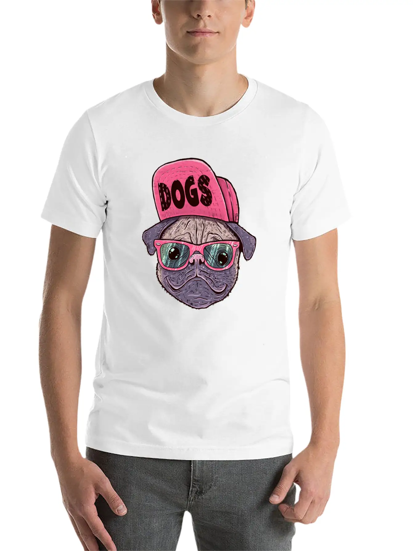 Mops Dog Timeless Short Sleeve Tee – Comfy And Minimalist Design