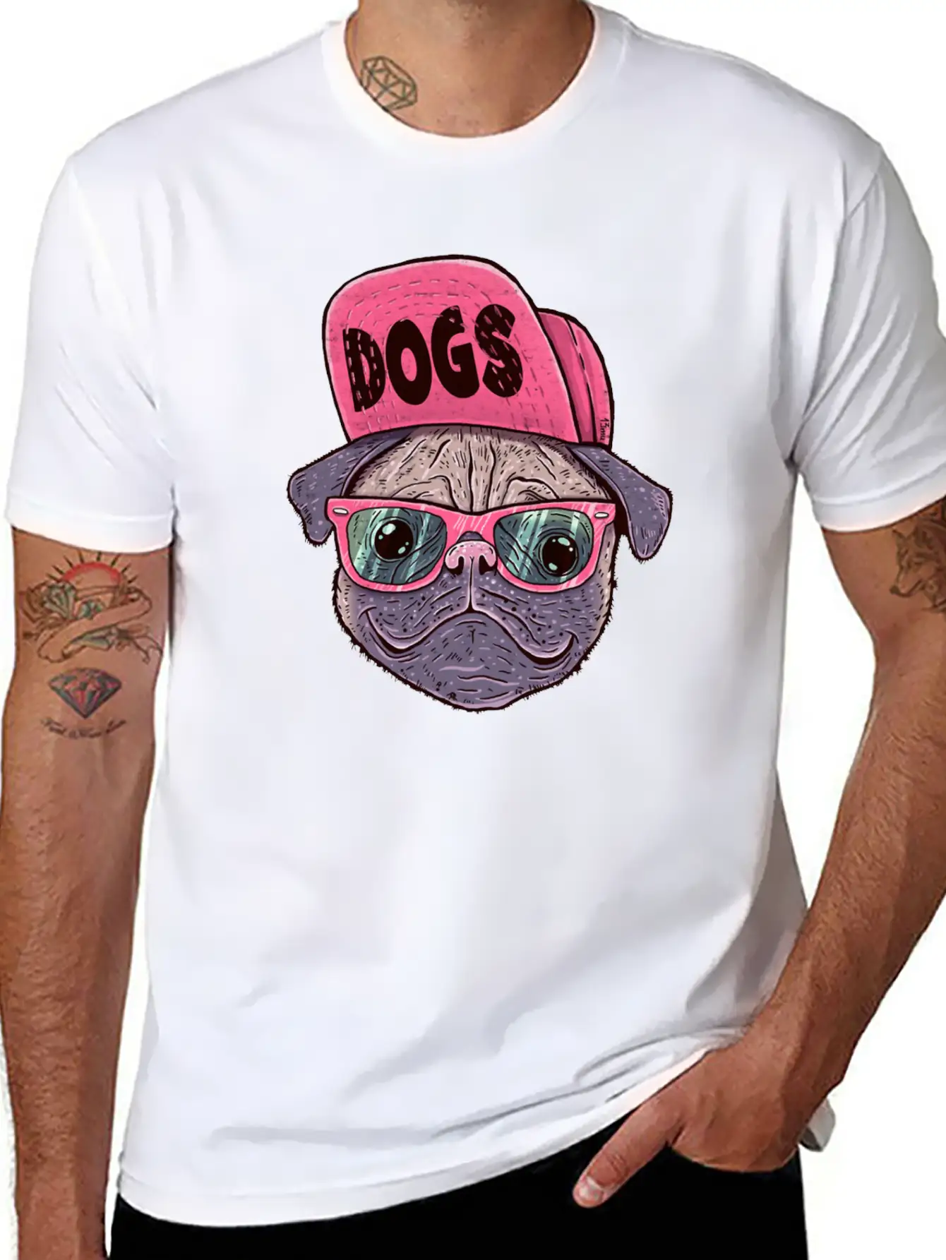 Mops Dog Timeless Short Sleeve Tee – Comfy And Minimalist Design