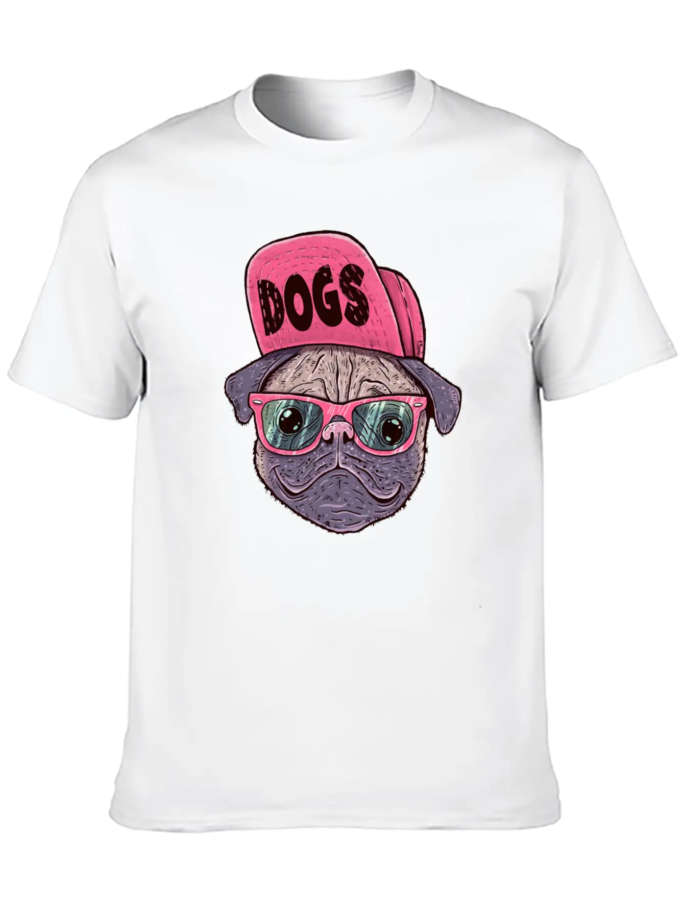 Mops Dog Timeless Short Sleeve Tee – Comfy And Minimalist Design