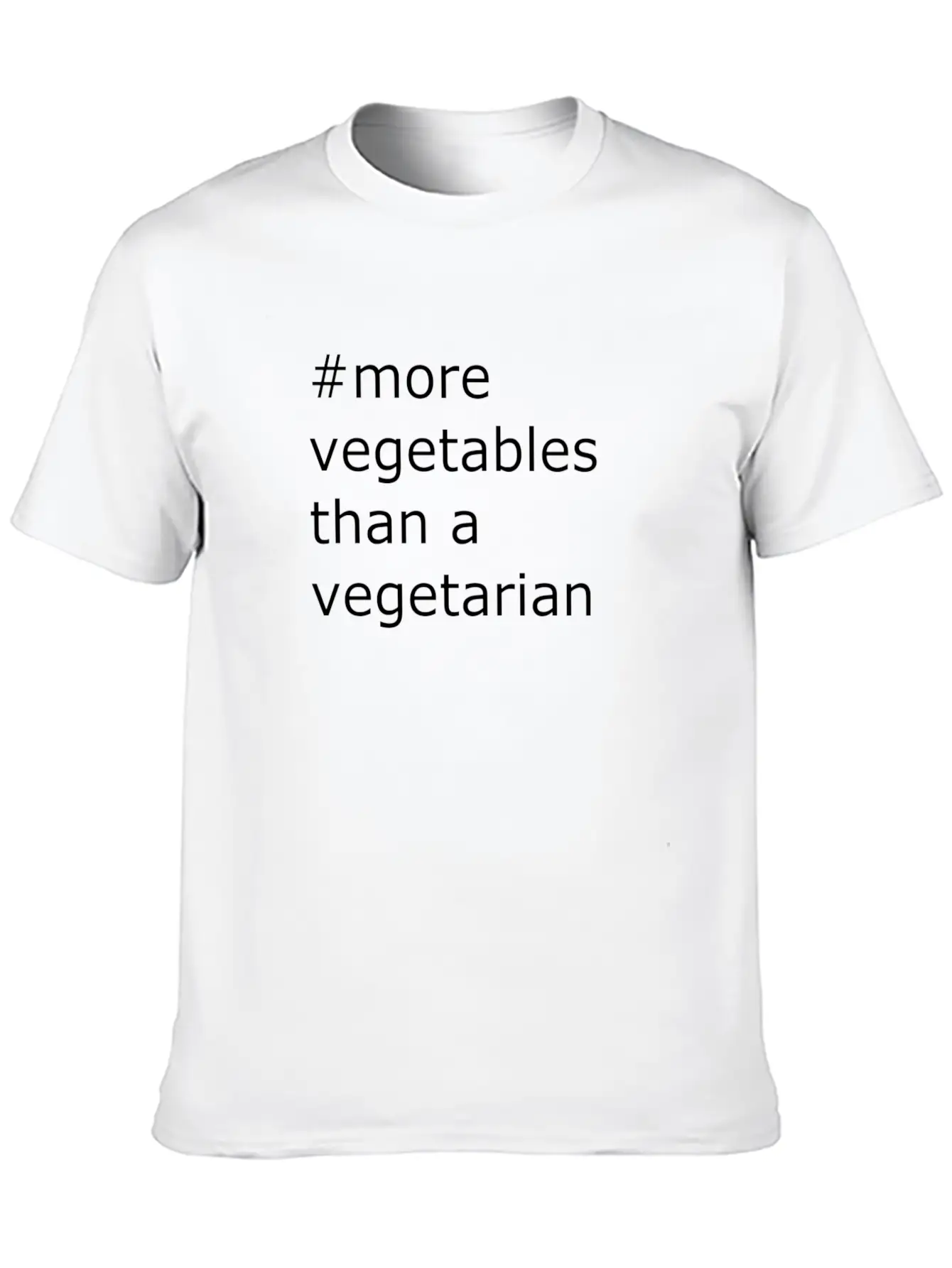 More Vegetables Than A Vegetarian Essential Unisex Summer Tee – Soft Cotton Casual Fit