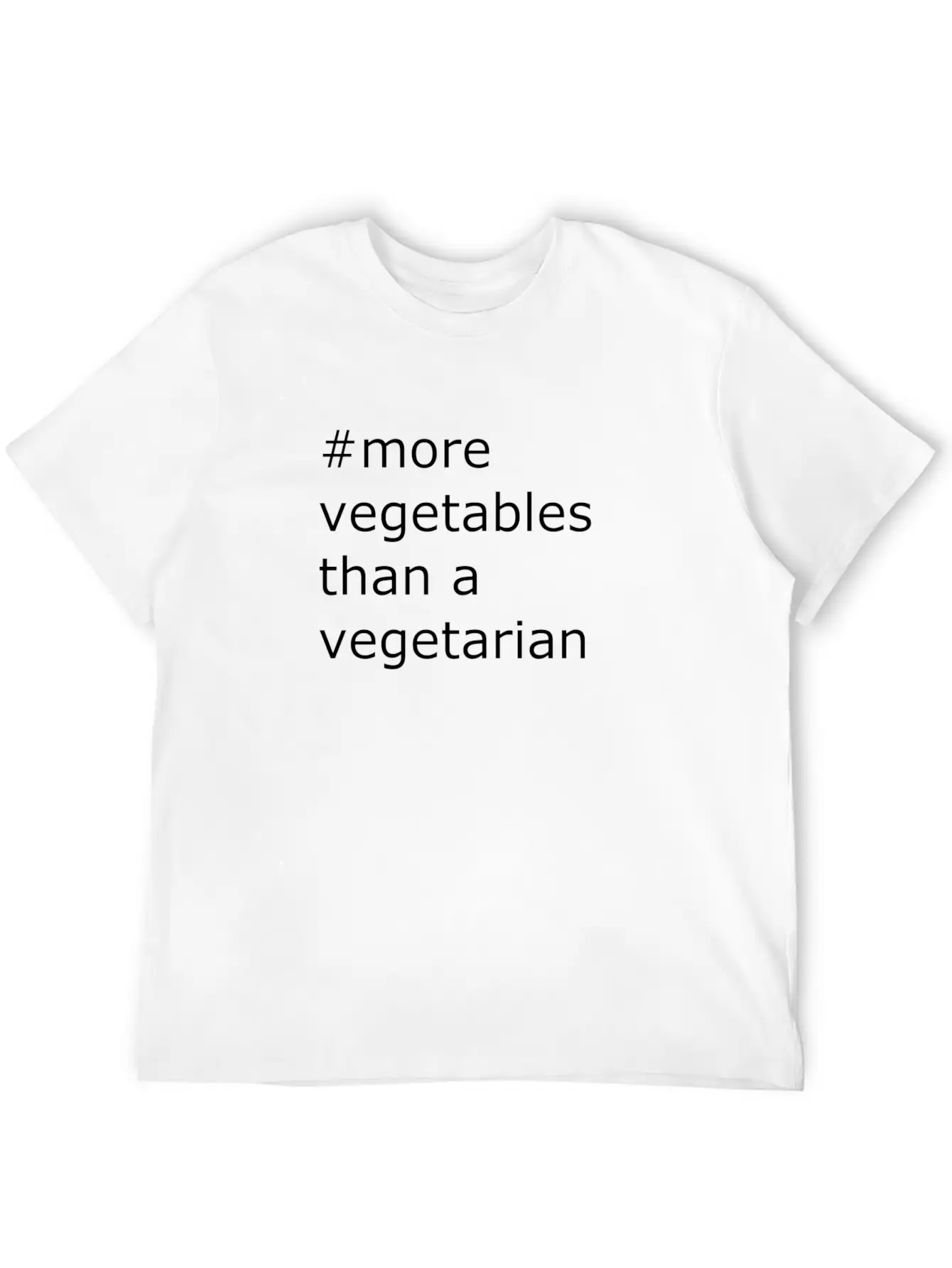 More Vegetables Than A Vegetarian Essential Unisex Summer Tee – Soft Cotton Casual Fit