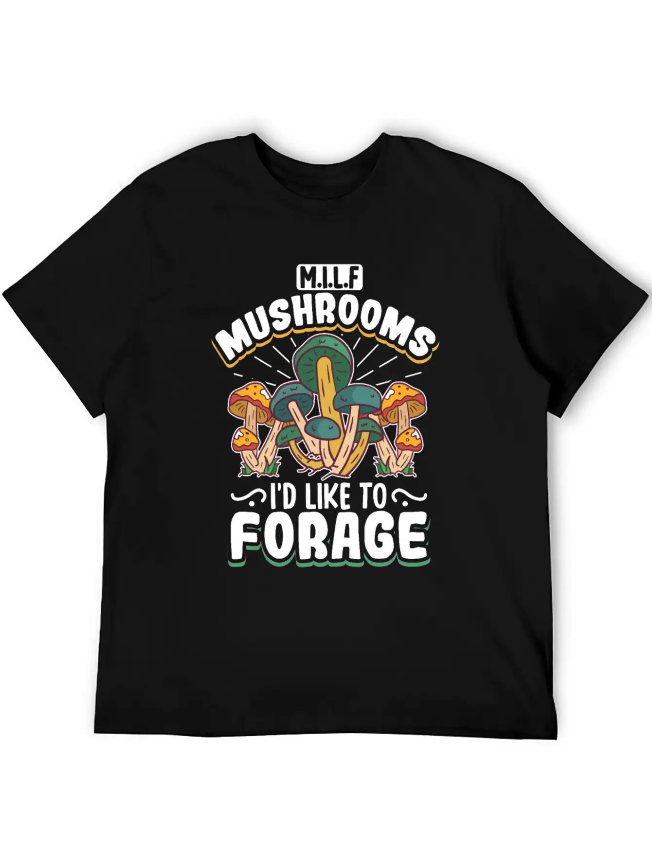 Morels Mushroom Picker Mushroom Farmer Mushroom Unisex Short Sleeve Soft Cotton T-Shirt – Casual Everyday Wear