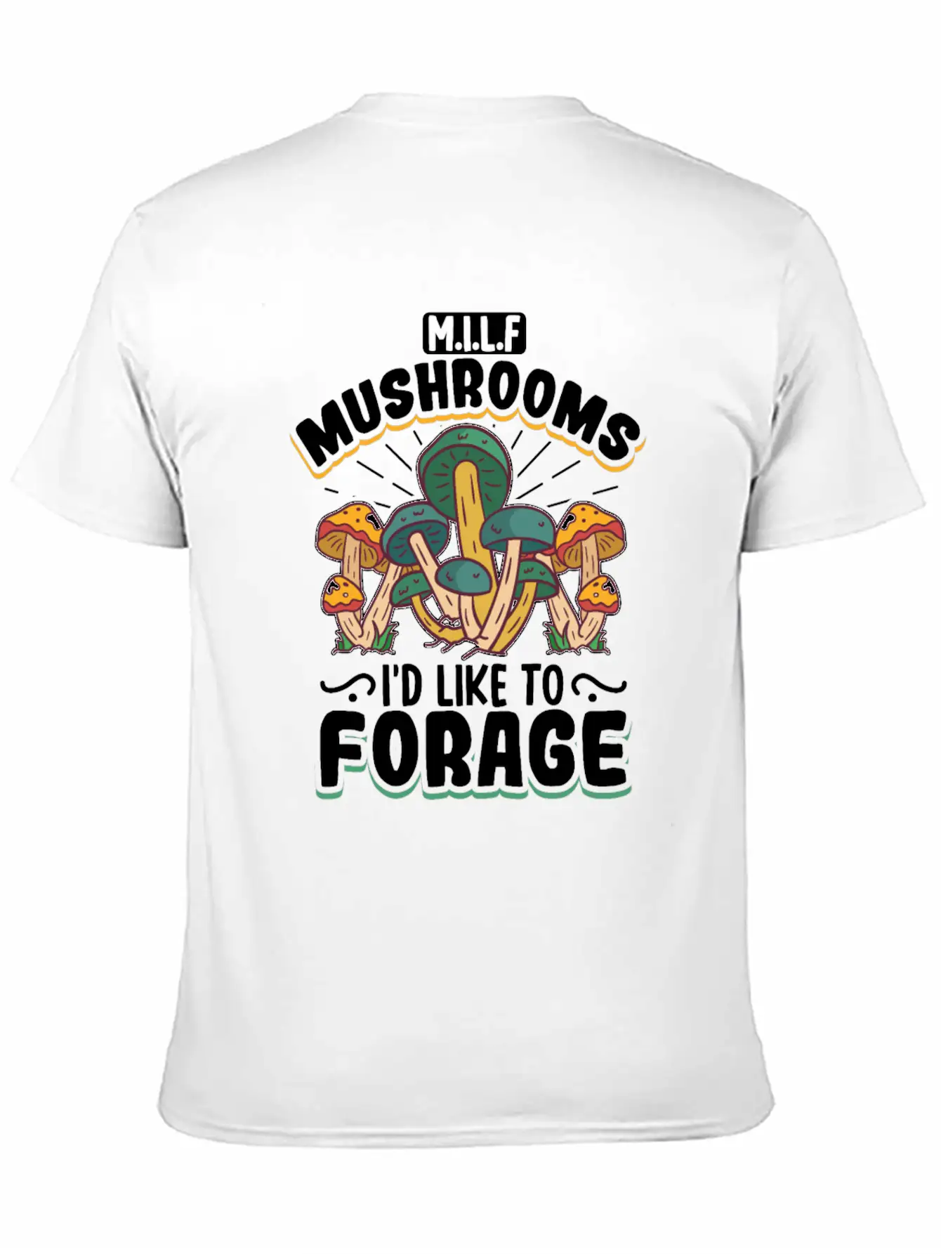 Morels Mushroom Picker Mushroom Farmer Mushroom Unisex Short Sleeve Soft Cotton T-Shirt – Casual Everyday Wear