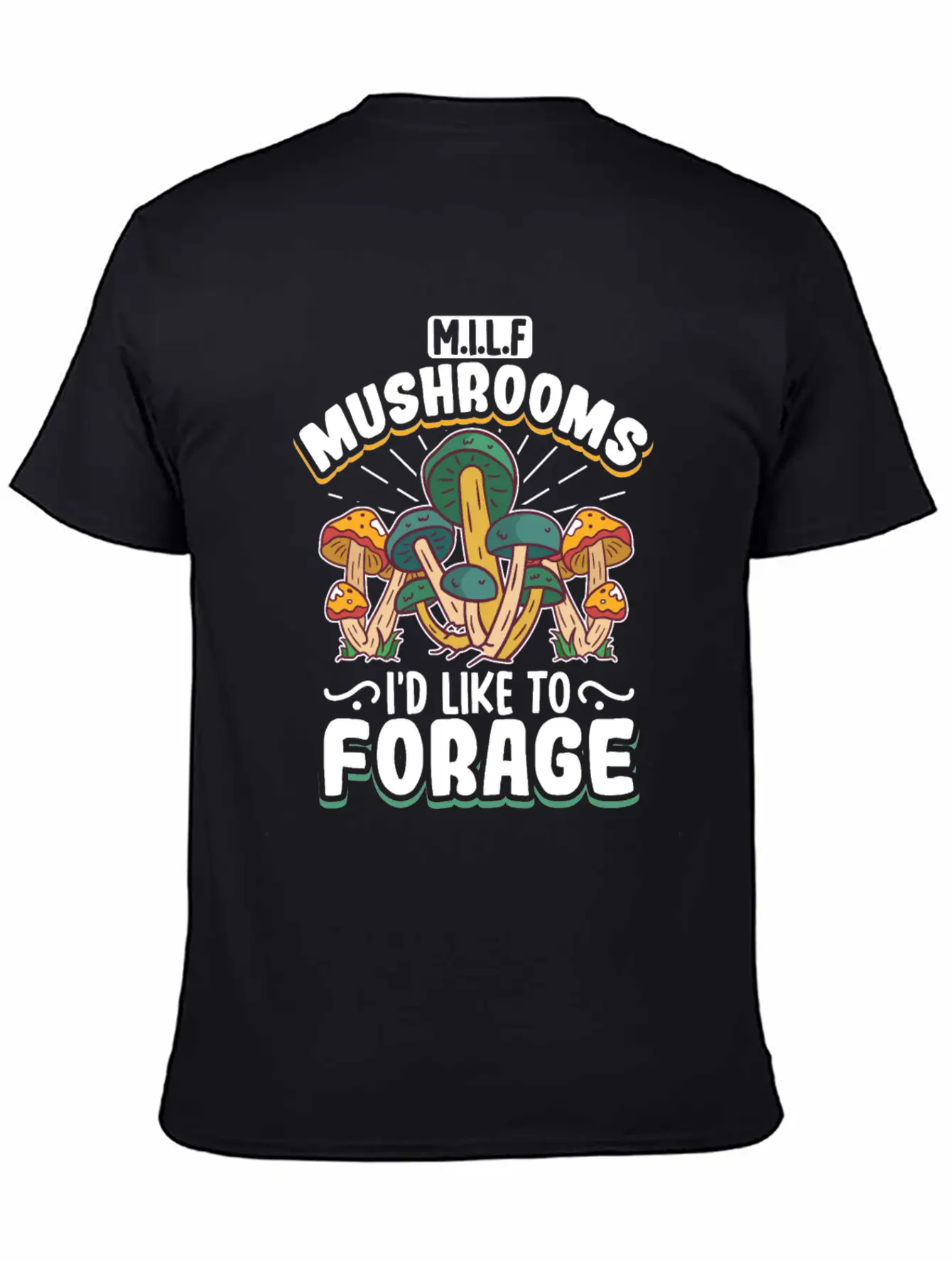 Morels Mushroom Picker Mushroom Farmer Mushroom Unisex Short Sleeve Soft Cotton T-Shirt – Casual Everyday Wear