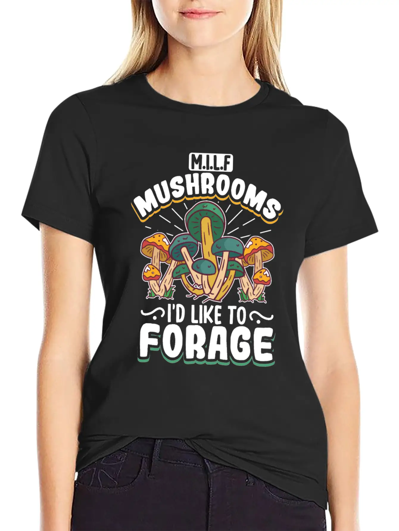 Morels Mushroom Picker Mushroom Farmer Mushroom Unisex Short Sleeve Soft Cotton T-Shirt – Casual Everyday Wear