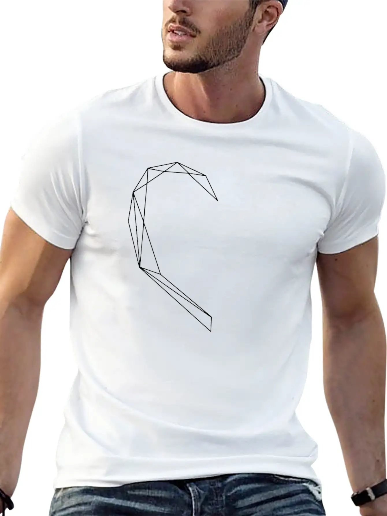 Mosaic - Abstract Unisex Short Sleeve Soft Cotton T-Shirt – Casual Everyday Wear