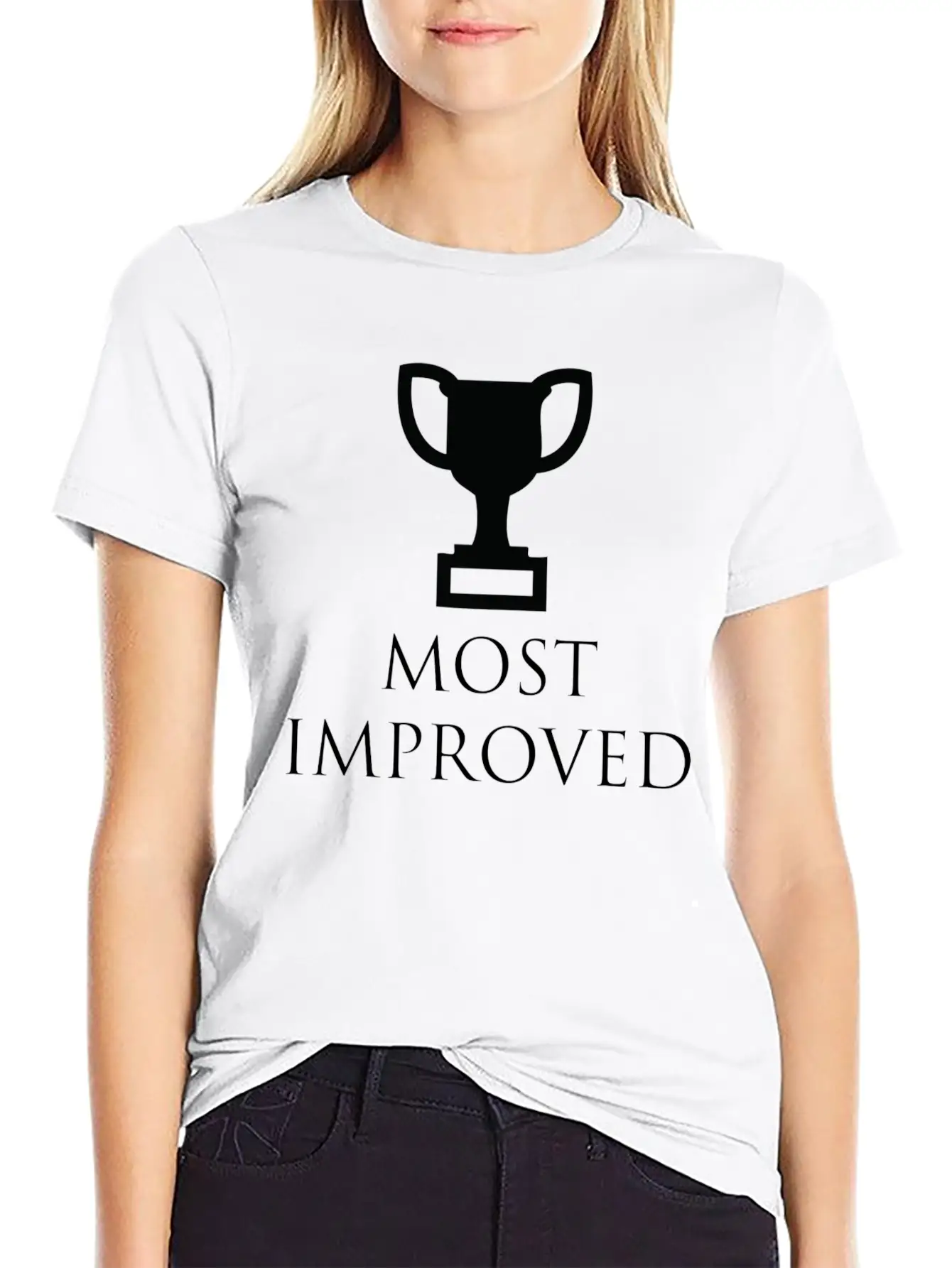 Most Improved Trophy Stylish Everyday T-Shirt – Unisex Basic Cotton Tee