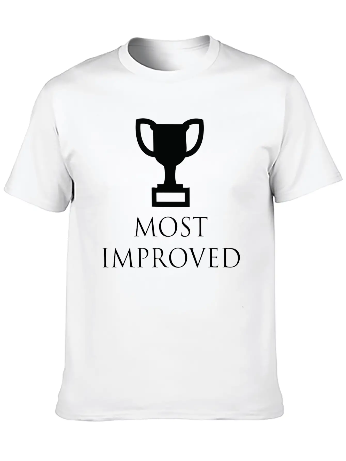 Most Improved Trophy Stylish Everyday T-Shirt – Unisex Basic Cotton Tee