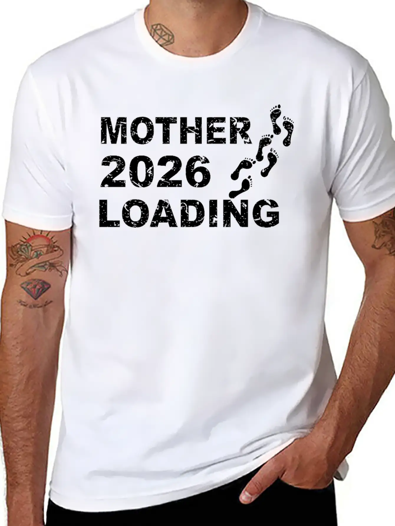 Mother 2026 Loading With Footprints Timeless Short Sleeve Tee – Comfy And Minimalist Design
