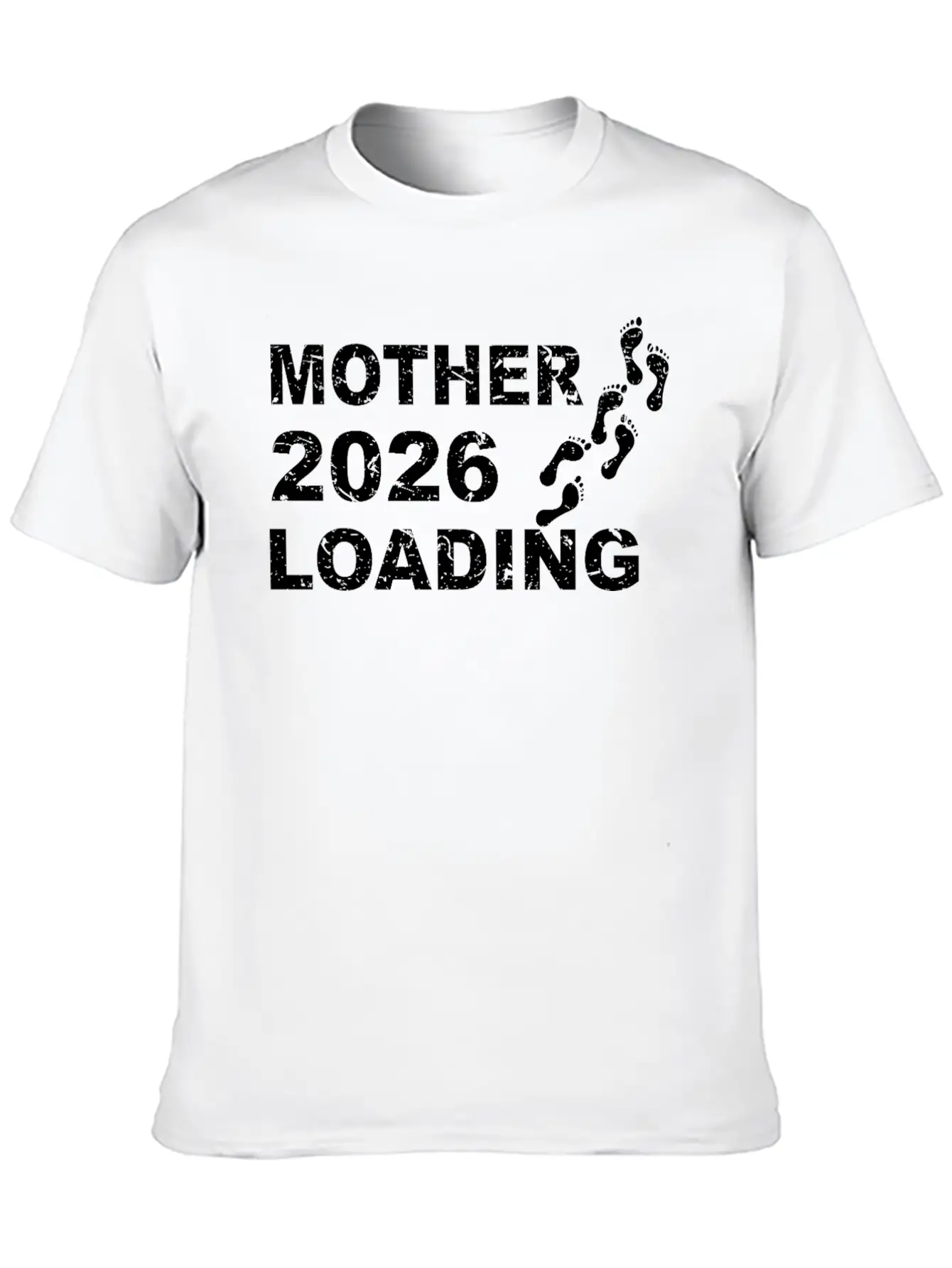 Mother 2026 Loading With Footprints Timeless Short Sleeve Tee – Comfy And Minimalist Design