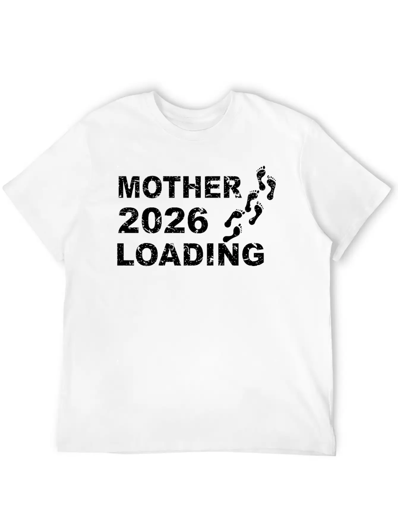 Mother 2026 Loading With Footprints Timeless Short Sleeve Tee – Comfy And Minimalist Design