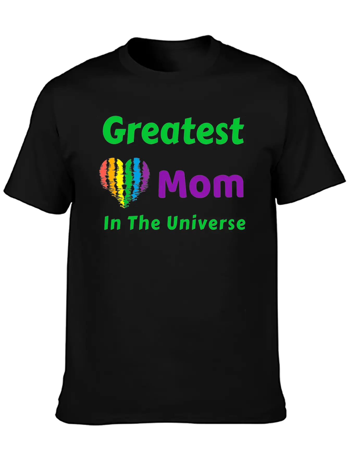 Mother's Day. Greatest Mom In The Universe. Unisex Short Sleeve Soft Cotton T-Shirt – Casual Everyday Wear