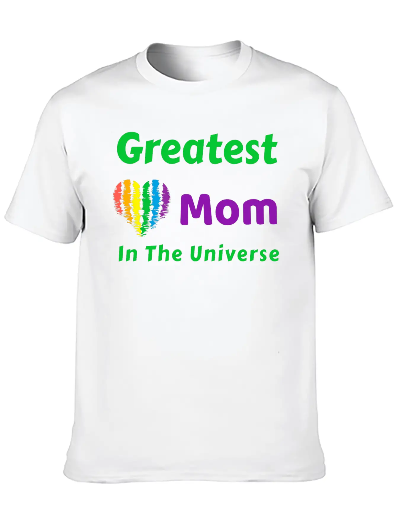 Mother's Day. Greatest Mom In The Universe. Unisex Short Sleeve Soft Cotton T-Shirt – Casual Everyday Wear