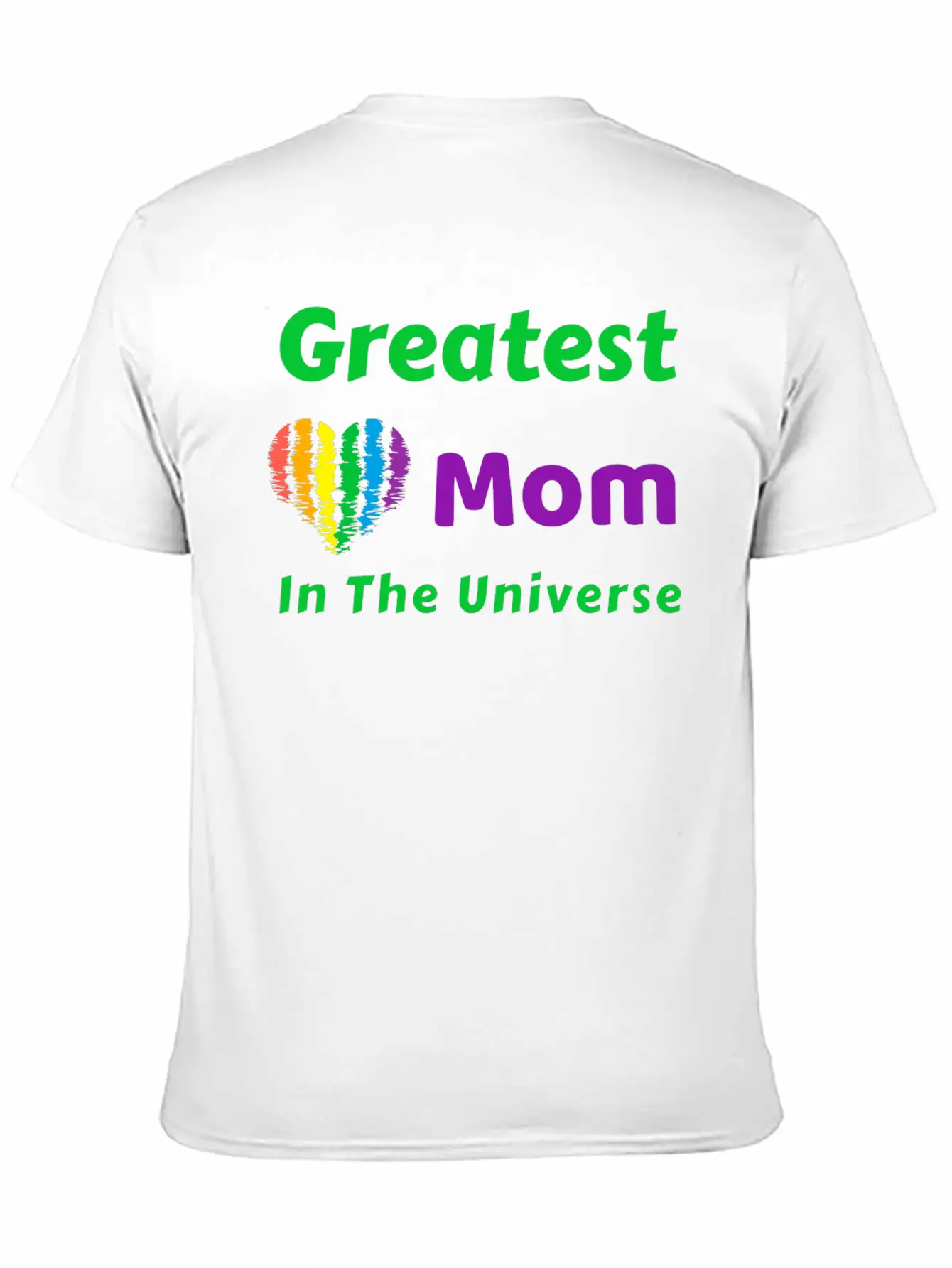 Mother's Day. Greatest Mom In The Universe. Unisex Short Sleeve Soft Cotton T-Shirt – Casual Everyday Wear