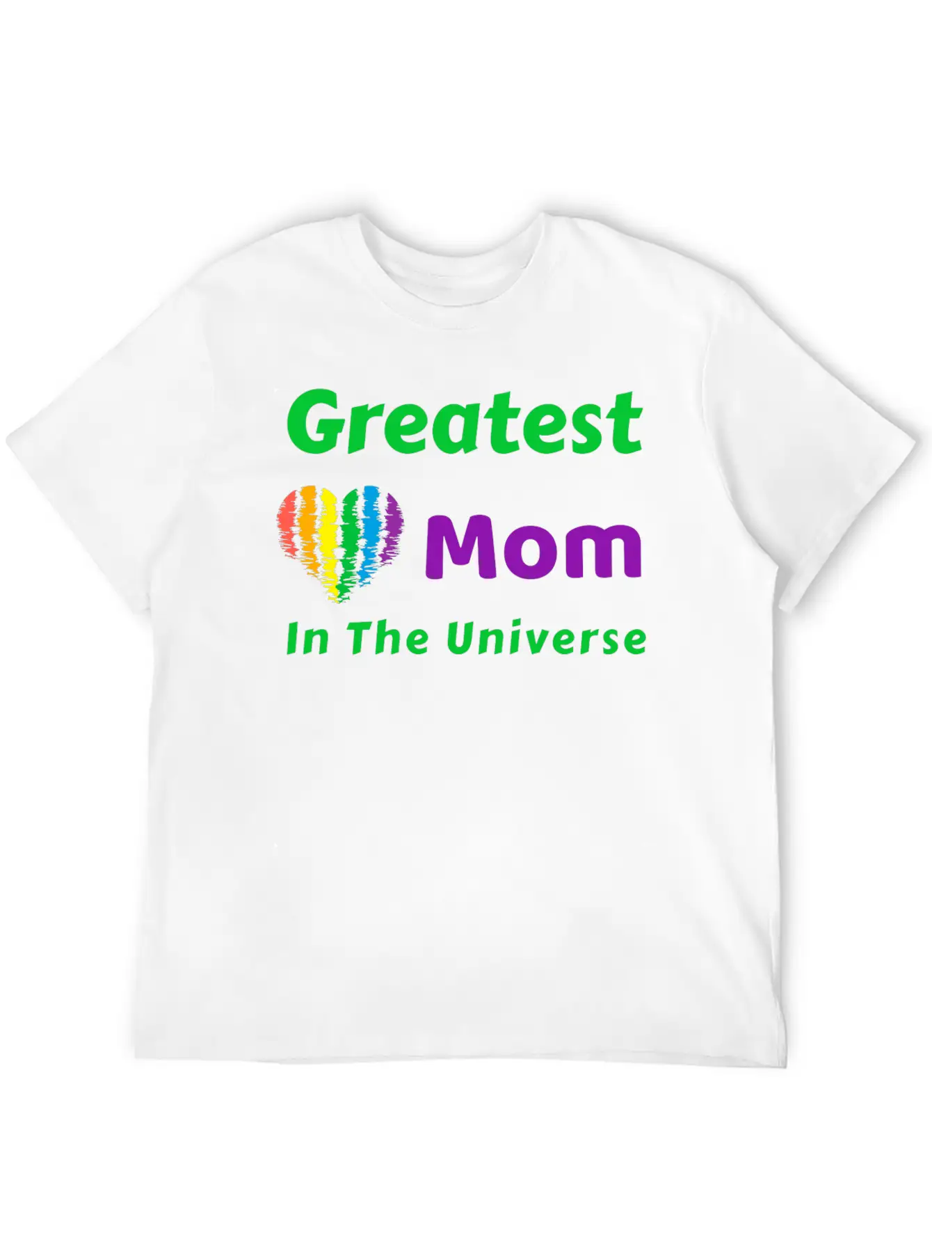 Mother's Day. Greatest Mom In The Universe. Unisex Short Sleeve Soft Cotton T-Shirt – Casual Everyday Wear