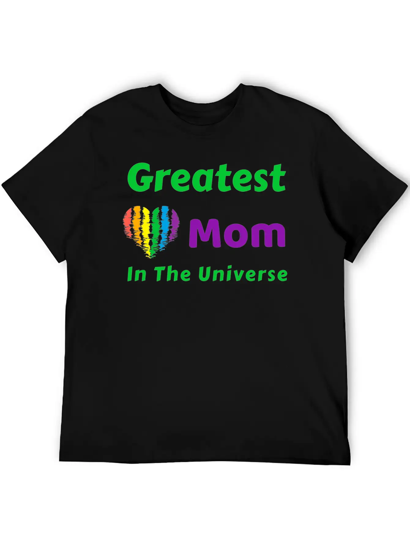 Mother's Day. Greatest Mom In The Universe. Unisex Short Sleeve Soft Cotton T-Shirt – Casual Everyday Wear