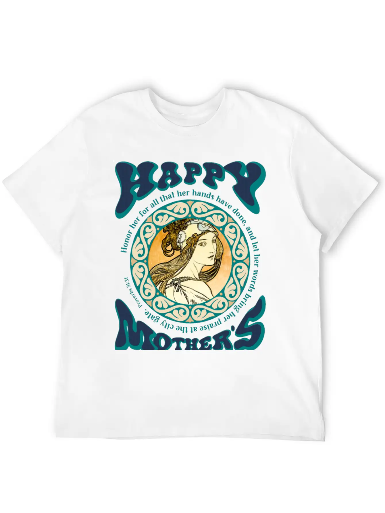 Mother's Day With A Christian Touch Stylish Everyday T-Shirt – Unisex Basic Cotton Tee