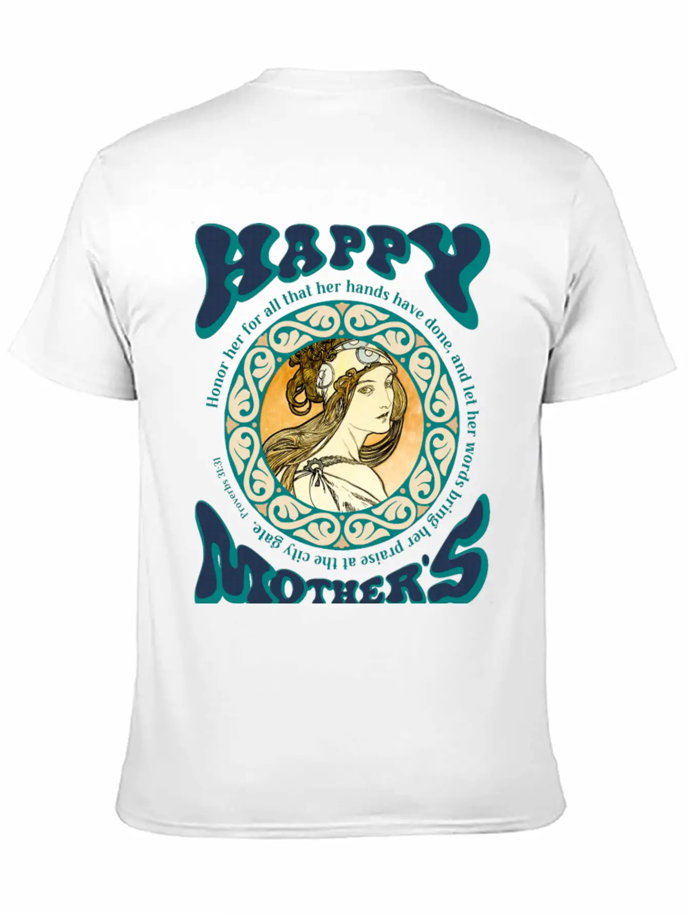 Mother's Day With A Christian Touch Stylish Everyday T-Shirt – Unisex Basic Cotton Tee