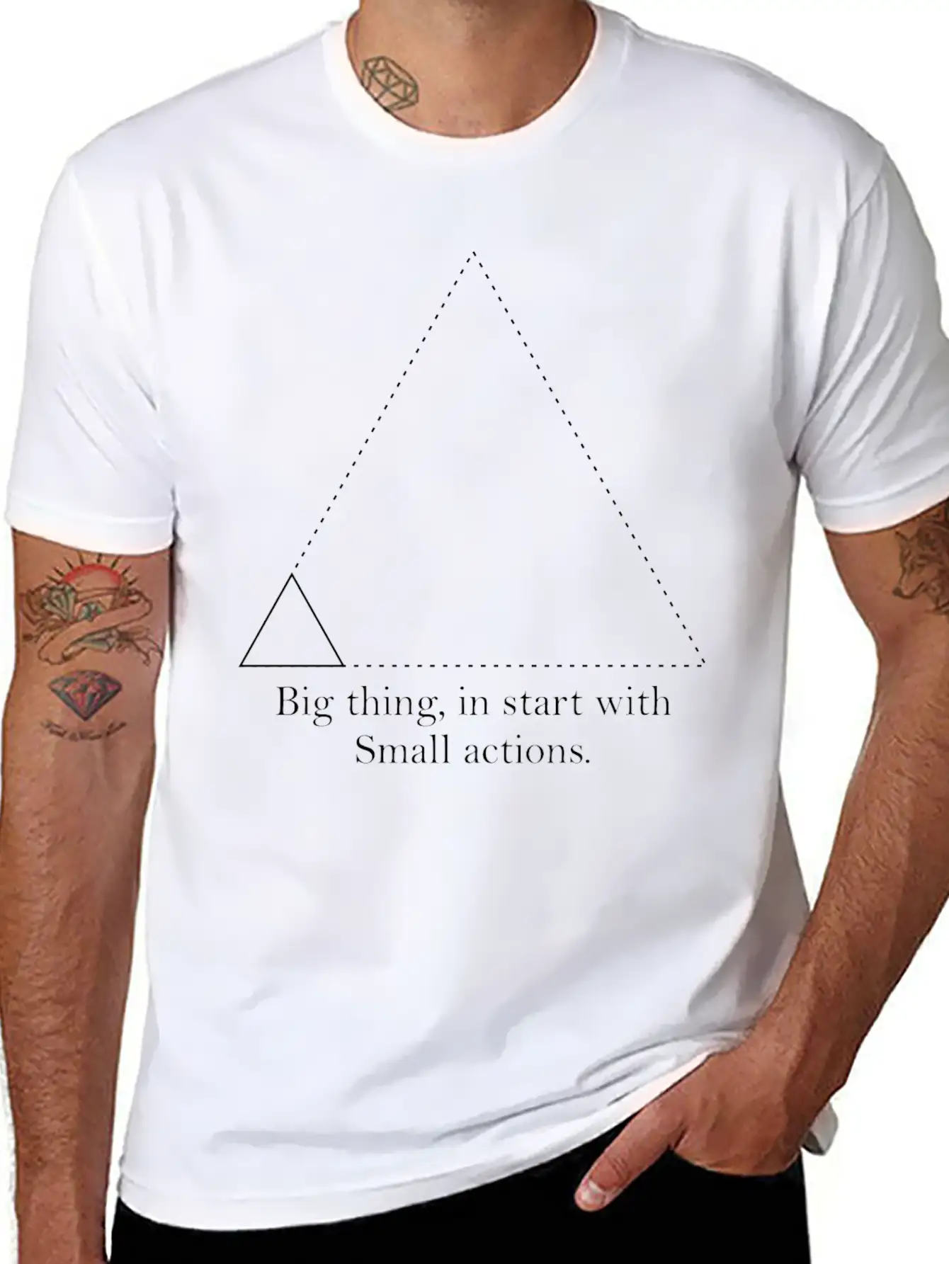 Motivation Stylish Everyday T-Shirt – Unisex Basic Cotton Tee