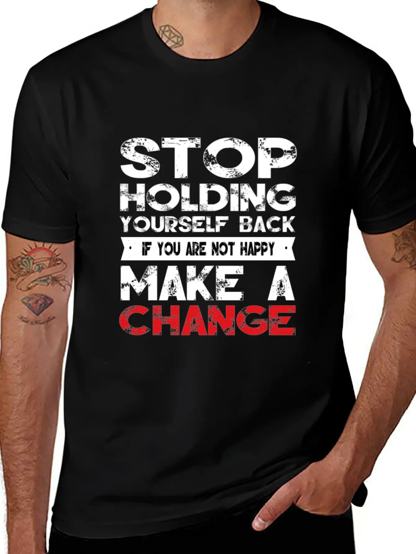 Motivational Quote Comfortable Minimalist Graphic Tee – Summer Style Essential