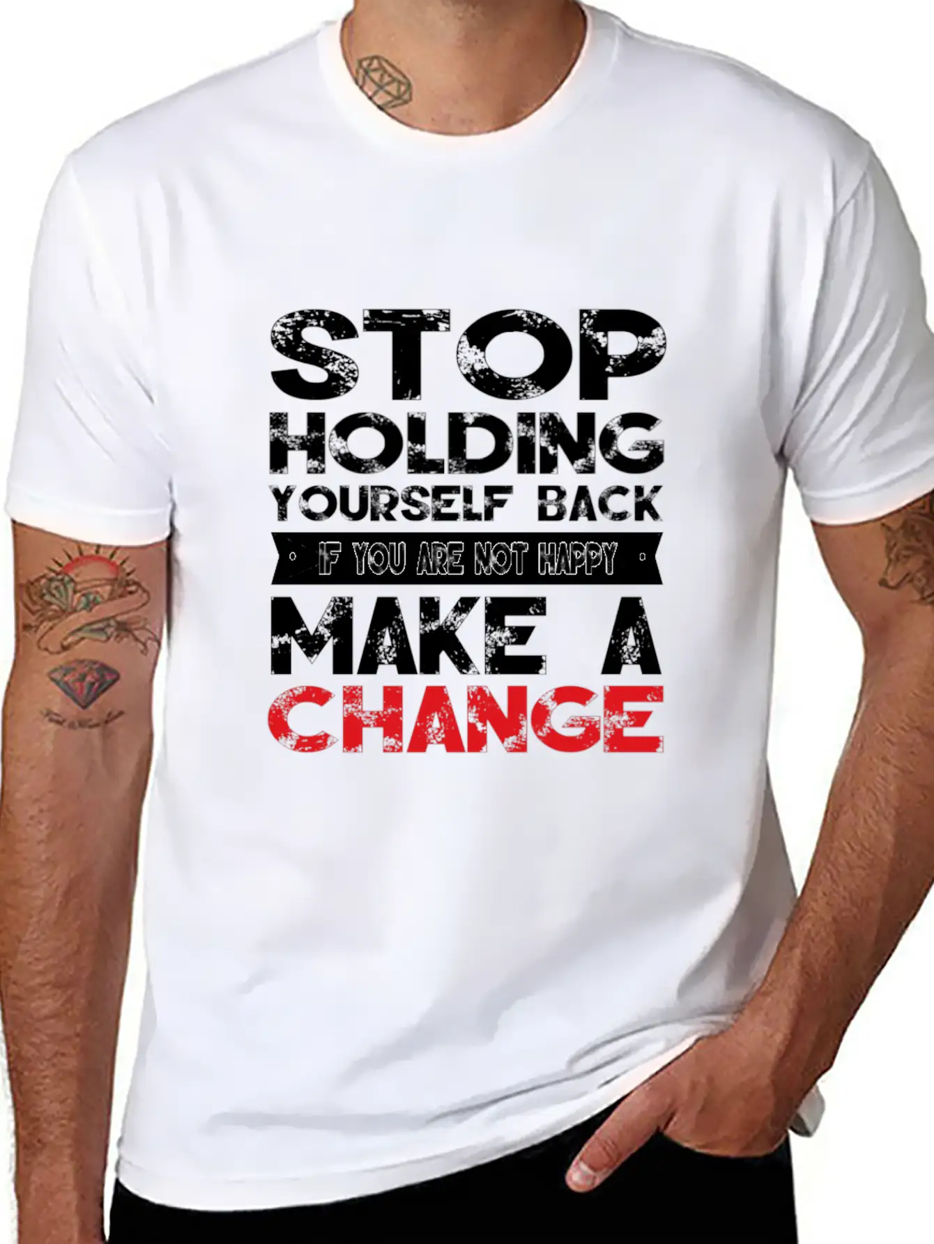 Motivational Quote Comfortable Minimalist Graphic Tee – Summer Style Essential