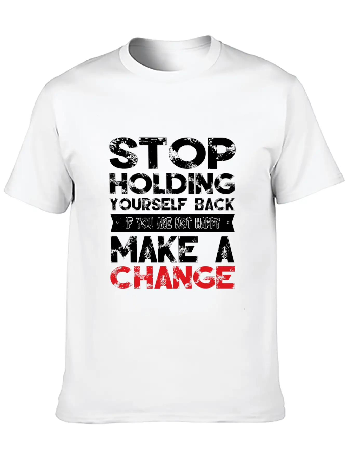 Motivational Quote Comfortable Minimalist Graphic Tee – Summer Style Essential