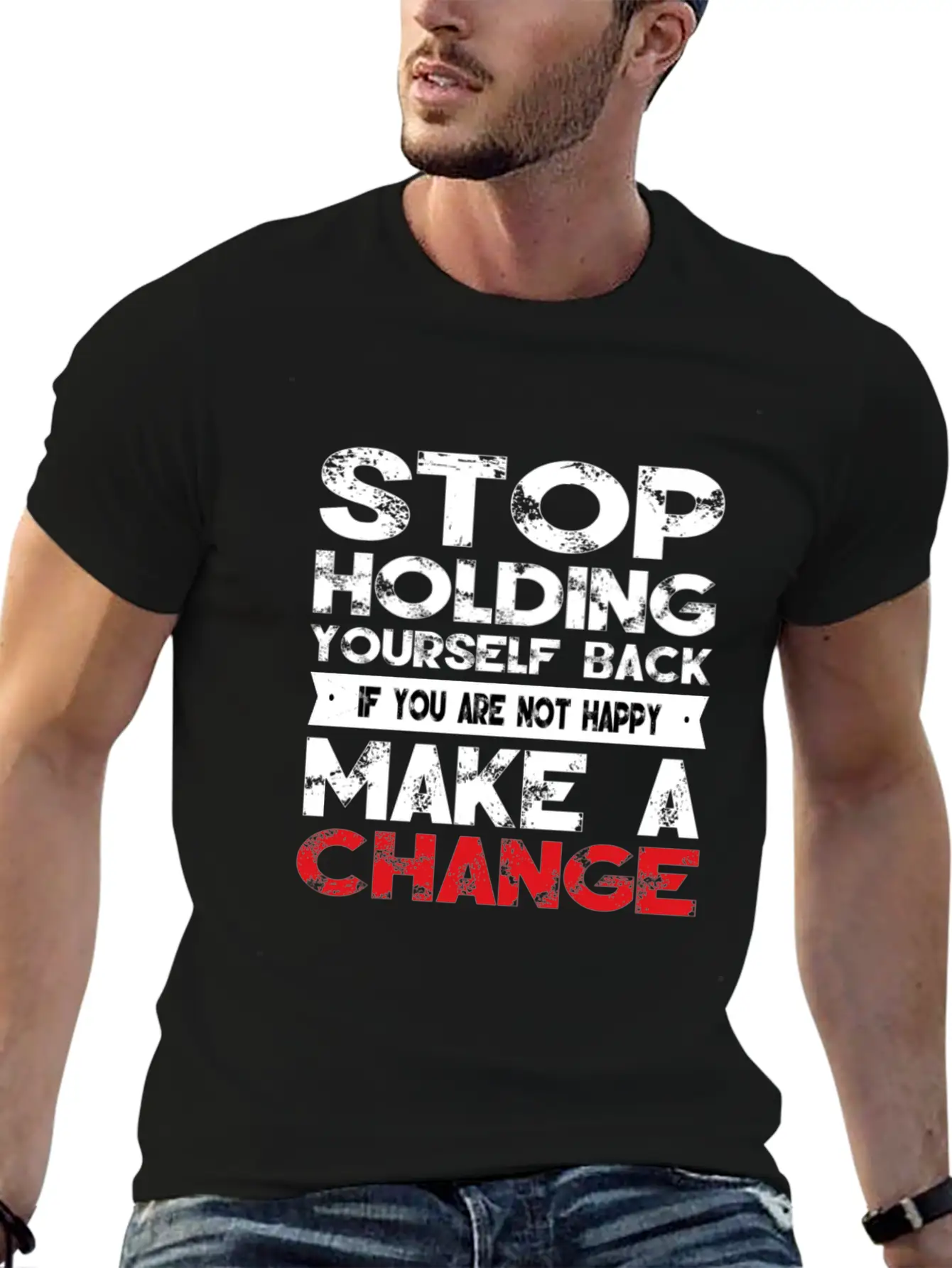 Motivational Quote Comfortable Minimalist Graphic Tee – Summer Style Essential