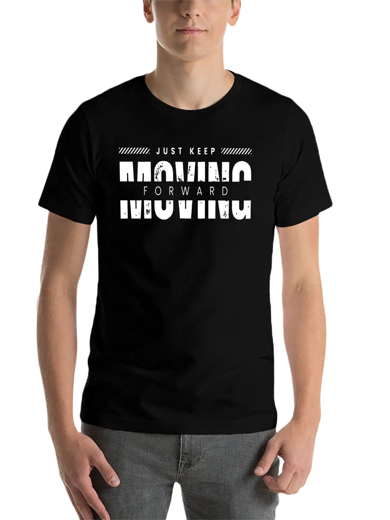 Motivational Quote, Workout Shirt Unisex Short Sleeve Soft Cotton T-Shirt – Casual Everyday Wear