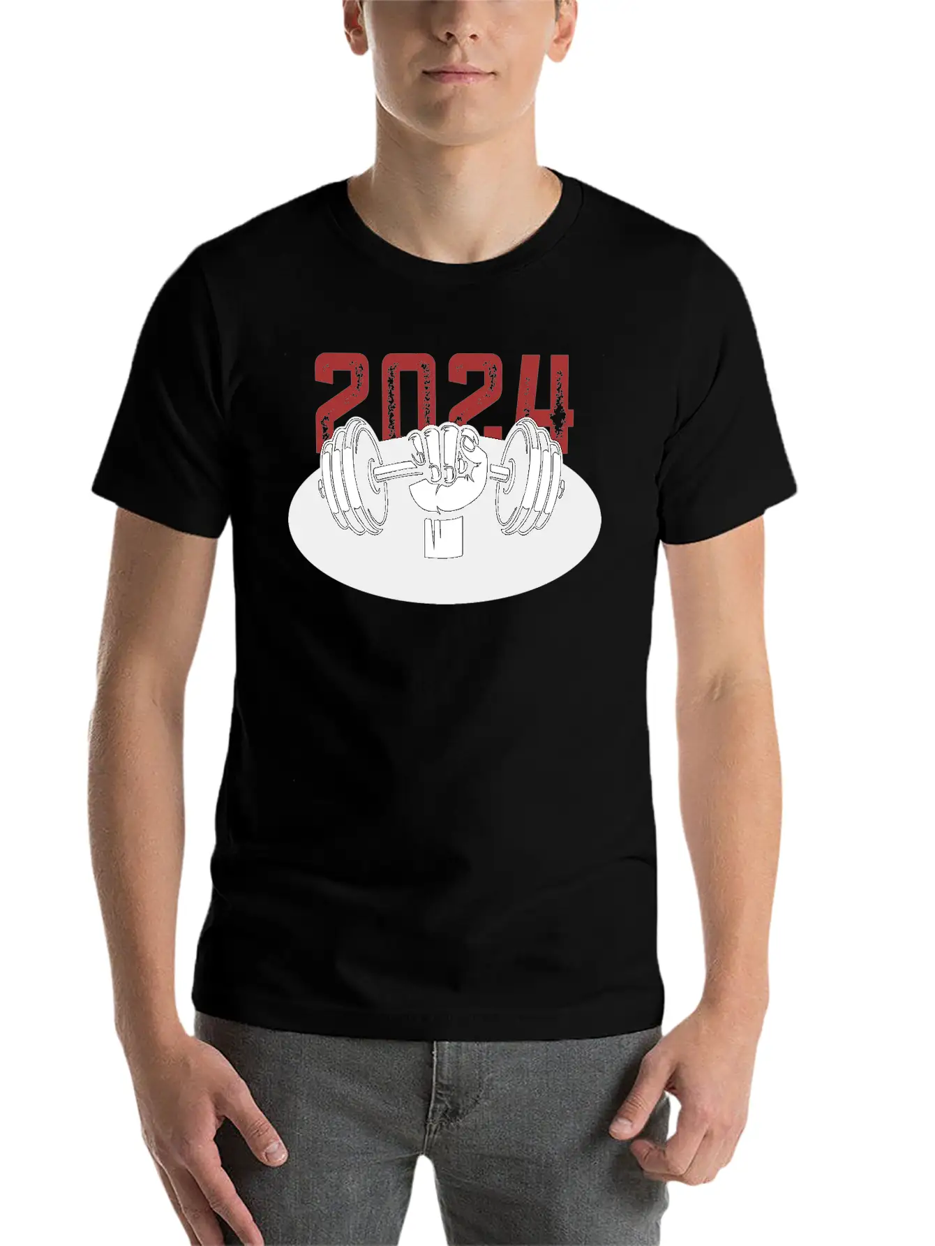 MOTIVITION MGYM 2024T_SHIRT BOY AND MEN Unisex Short Sleeve Soft Cotton T-Shirt – Casual Everyday Wear