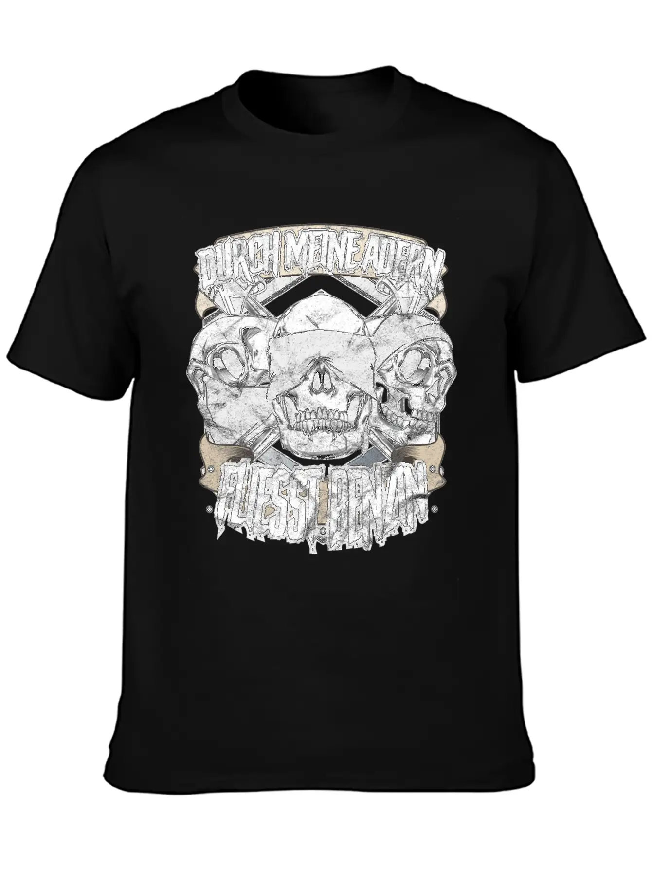 Motorcycle Biker Petrol Instead Of Blood Basic Graphic T-Shirt – Daily Comfort In Soft Cotton