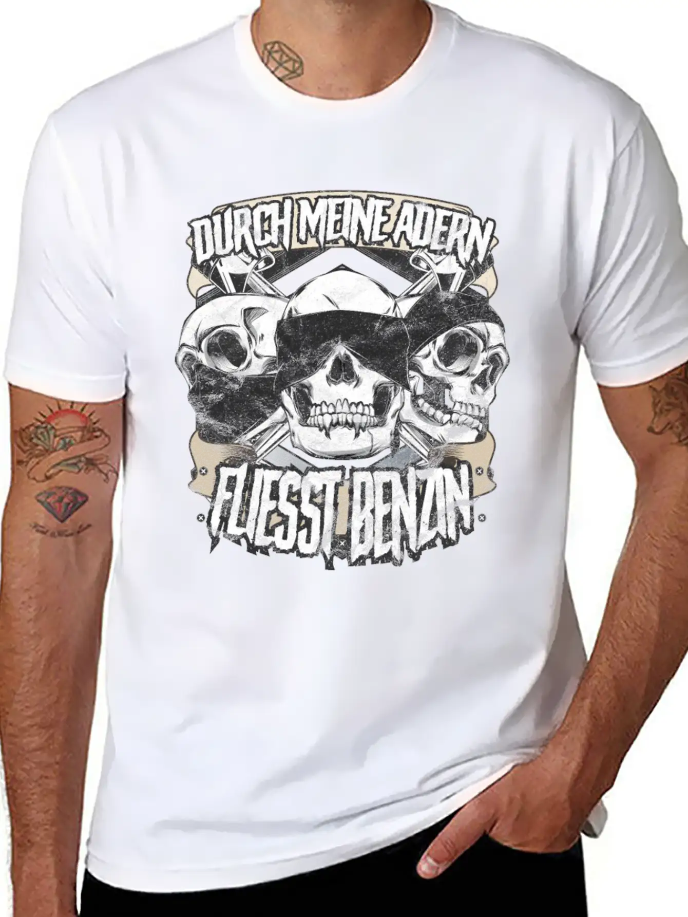 Motorcycle Biker Petrol Instead Of Blood Basic Graphic T-Shirt – Daily Comfort In Soft Cotton