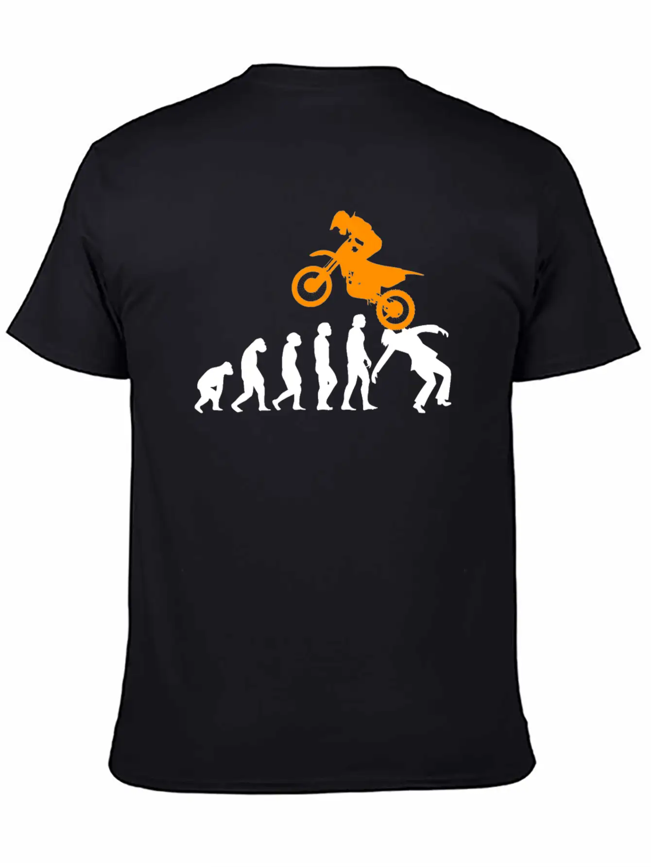 Motorcycle Evolution Motorcycle Motorsport Unisex Short Sleeve Soft Cotton T-Shirt – Casual Everyday Wear