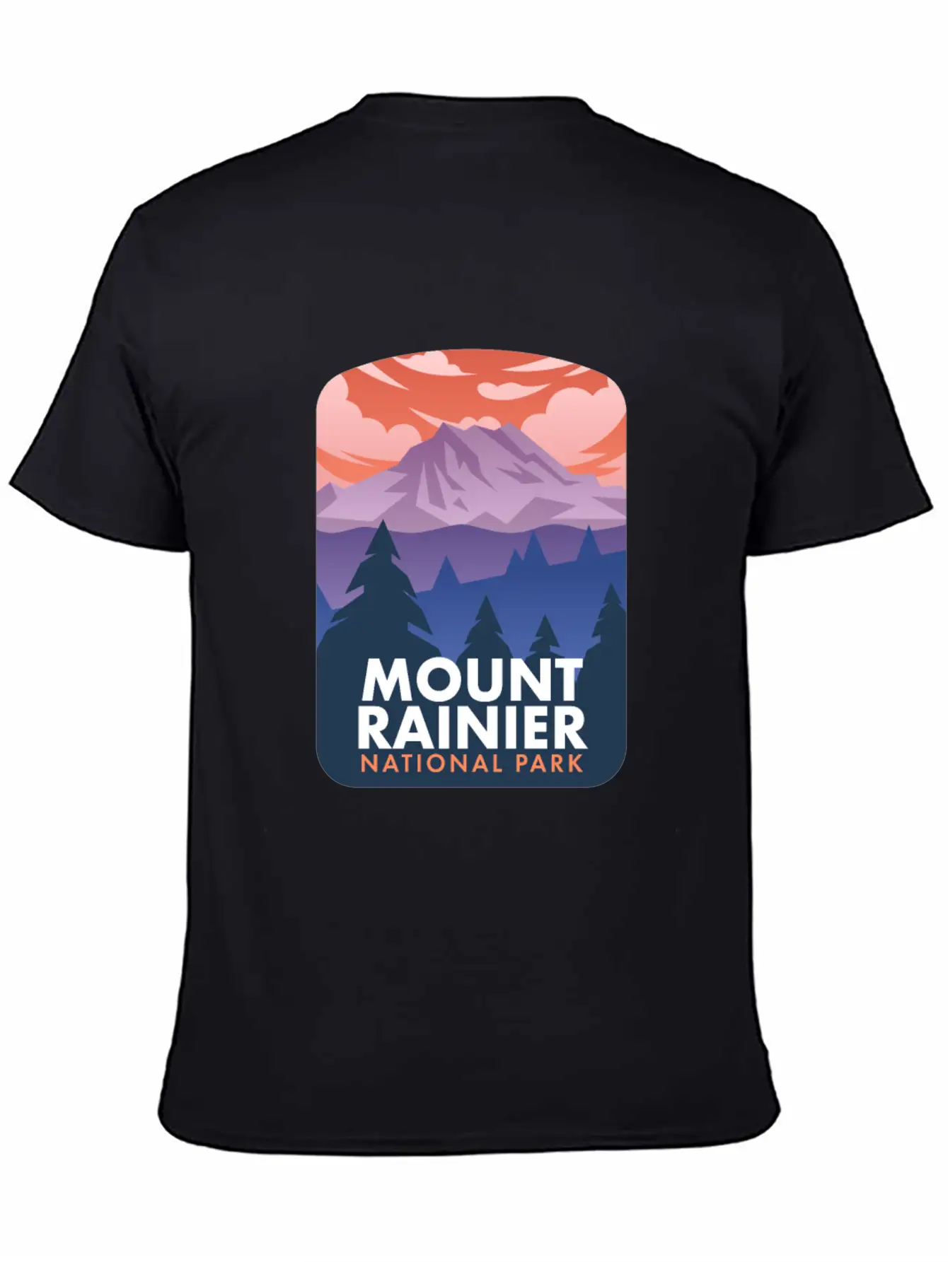 Mount Rainier National Park Stylish Everyday T-Shirt – Unisex Basic Cotton Tee