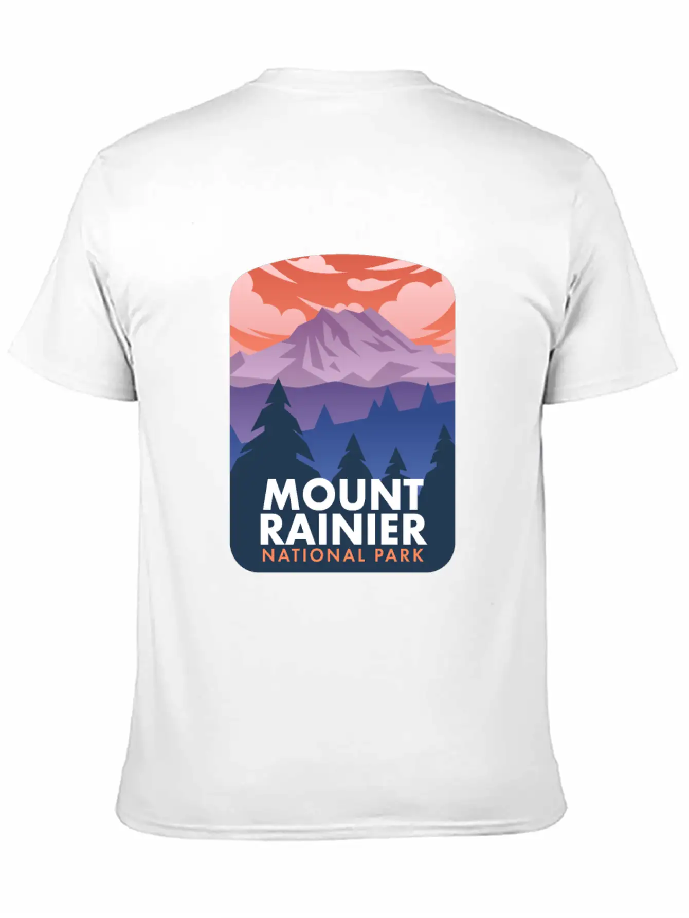 Mount Rainier National Park Stylish Everyday T-Shirt – Unisex Basic Cotton Tee