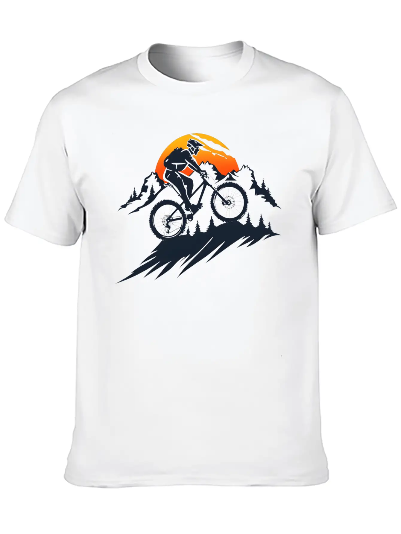 Mountain Bike Basic Graphic T-Shirt – Daily Comfort In Soft Cotton