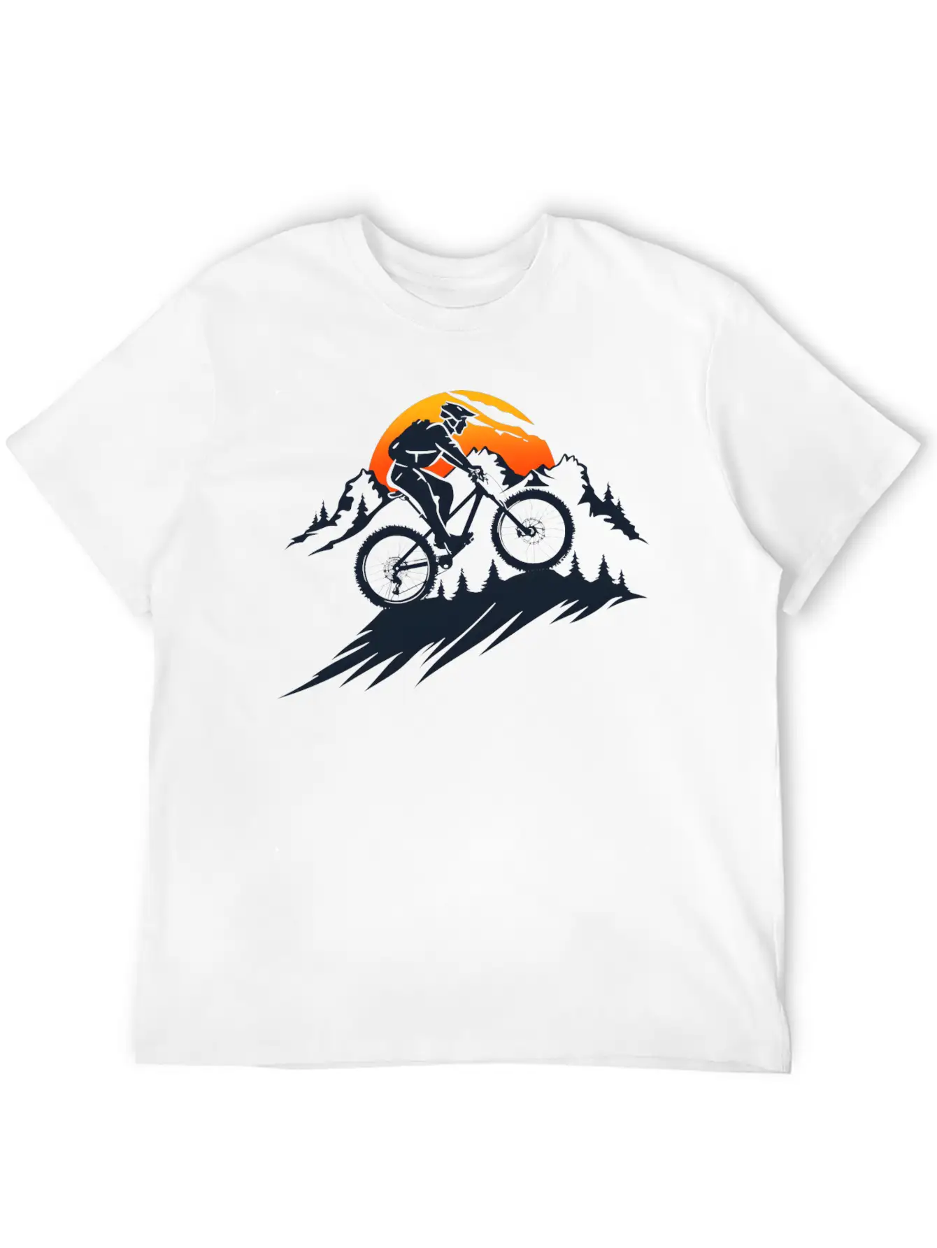 Mountain Bike Basic Graphic T-Shirt – Daily Comfort In Soft Cotton