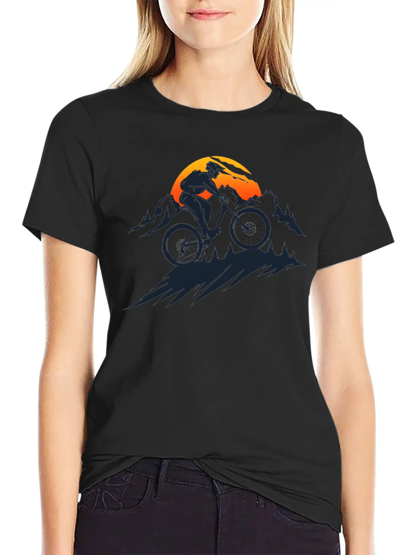 Mountain Bike Basic Graphic T-Shirt – Daily Comfort In Soft Cotton