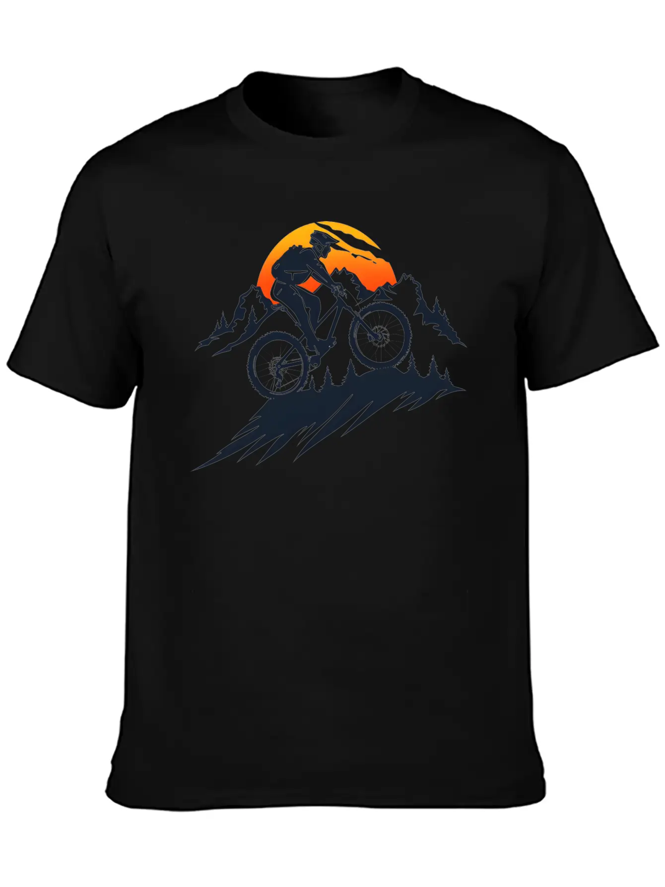 Mountain Bike Basic Graphic T-Shirt – Daily Comfort In Soft Cotton