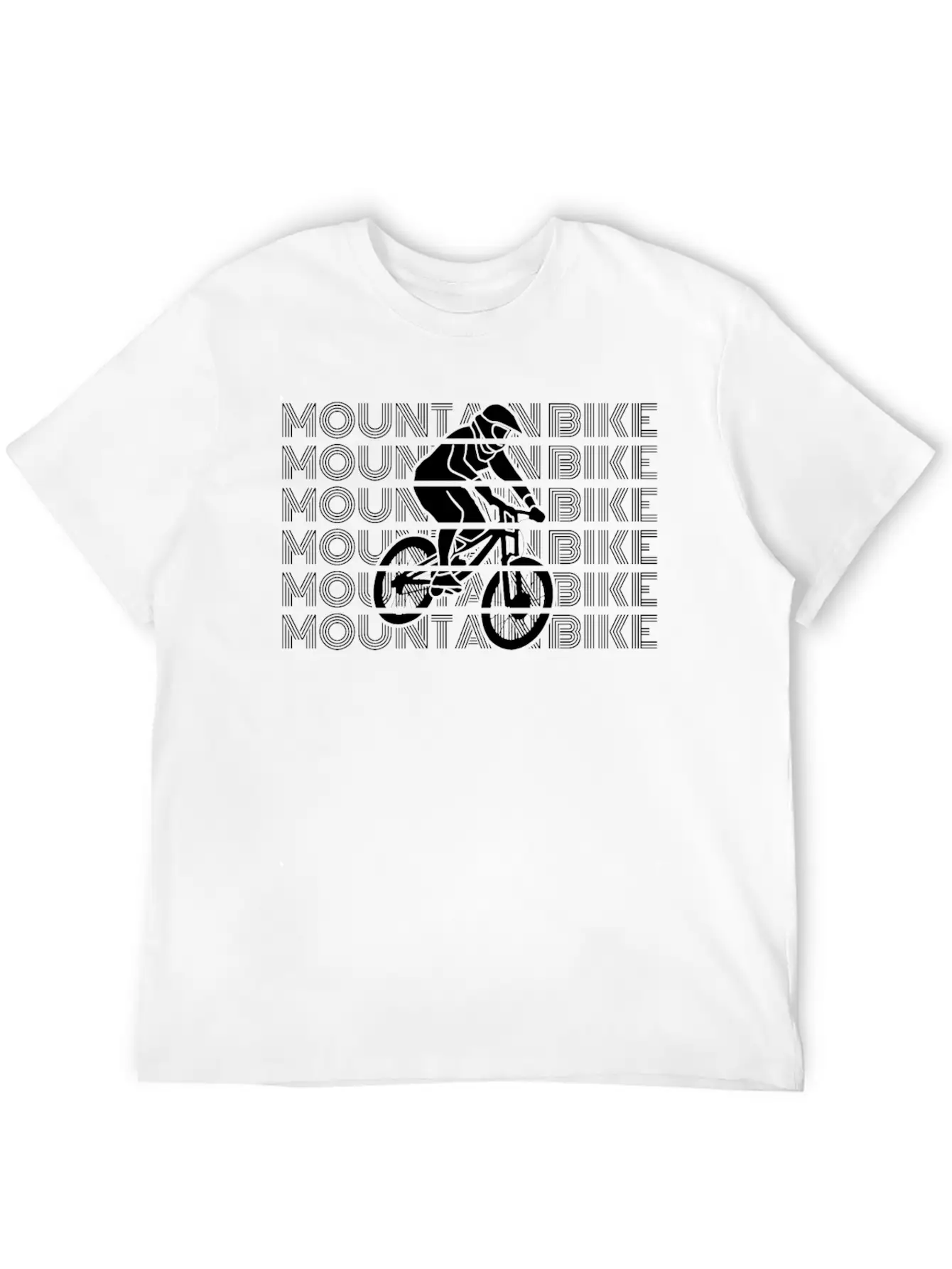 Mountain Bikes Accessories MTB Mountain Biking MTB Comfortable Minimalist Graphic Tee – Summer Style Essential
