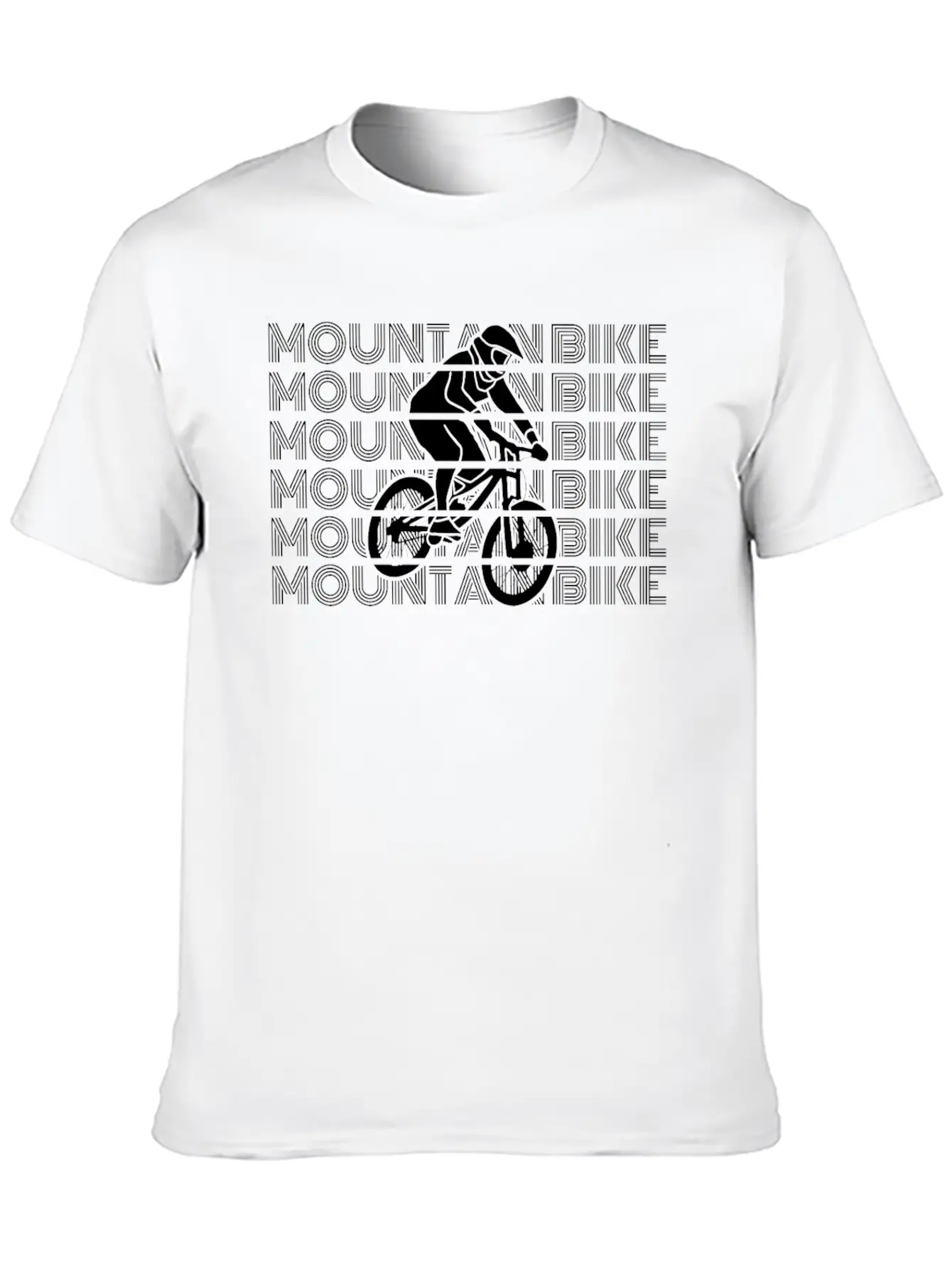 Mountain Bikes Accessories MTB Mountain Biking MTB Comfortable Minimalist Graphic Tee – Summer Style Essential