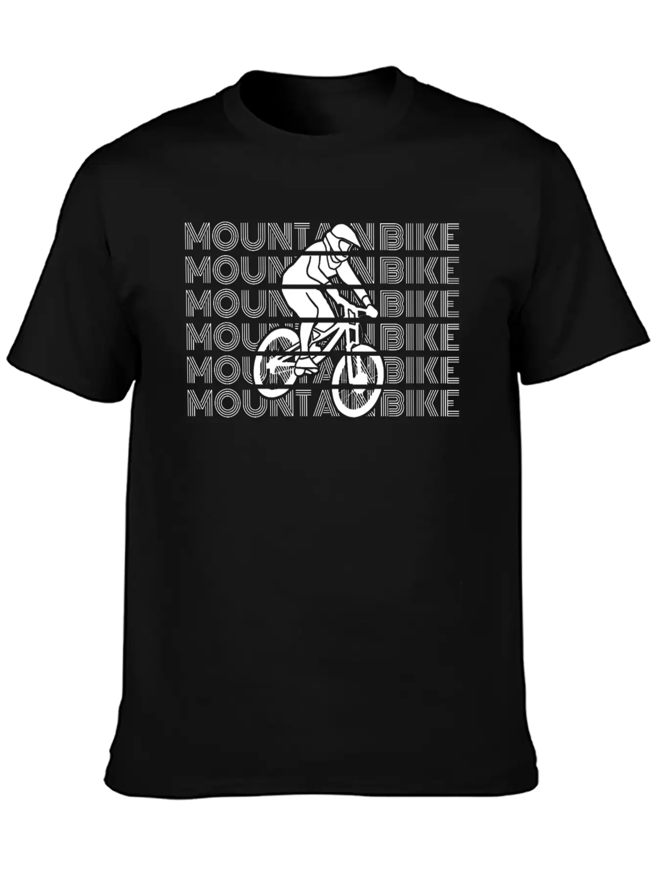 Mountain Bikes Accessories MTB Mountain Biking MTB Comfortable Minimalist Graphic Tee – Summer Style Essential