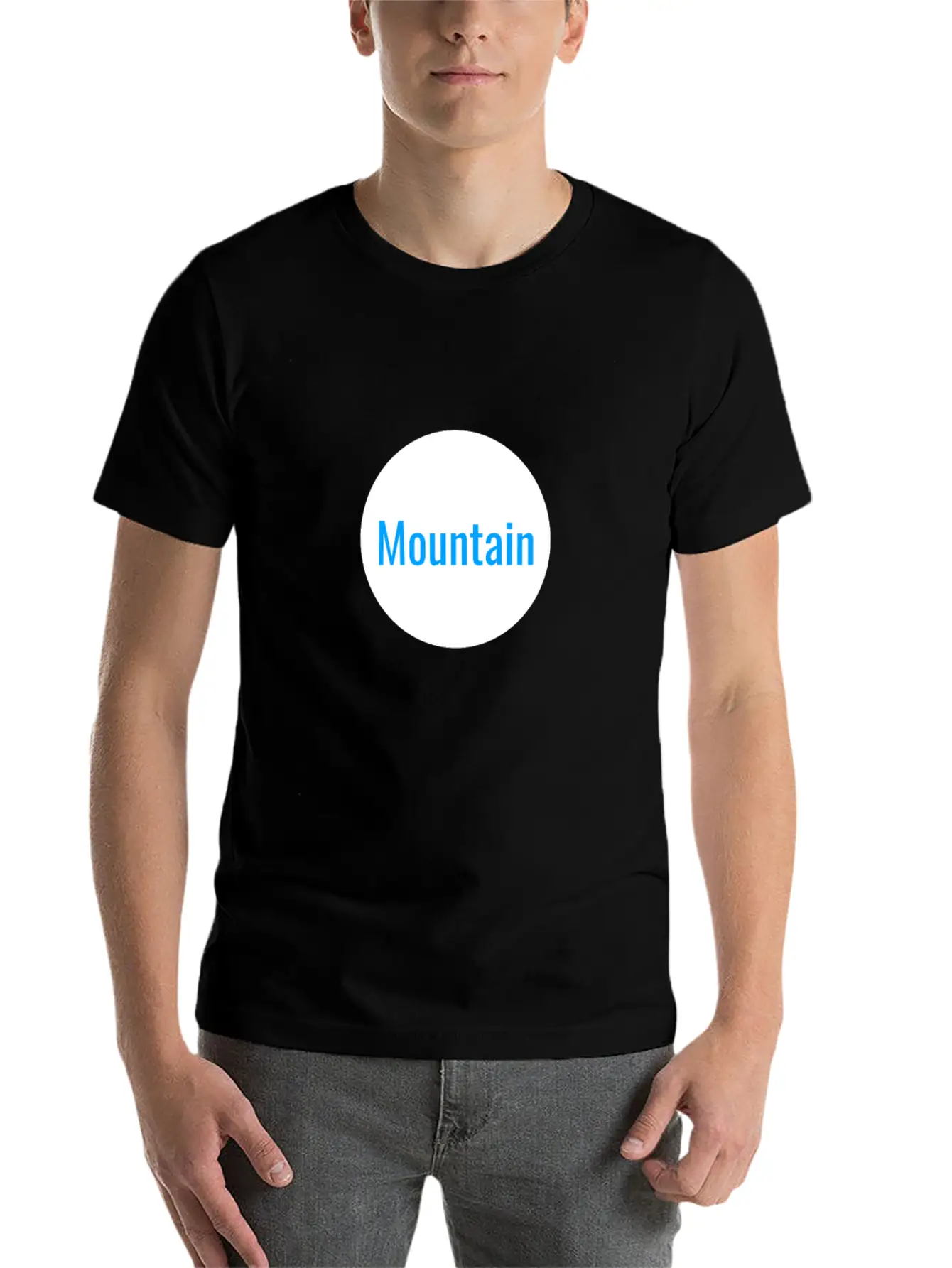 Mountain Unisex Short Sleeve Soft Cotton T-Shirt – Casual Everyday Wear