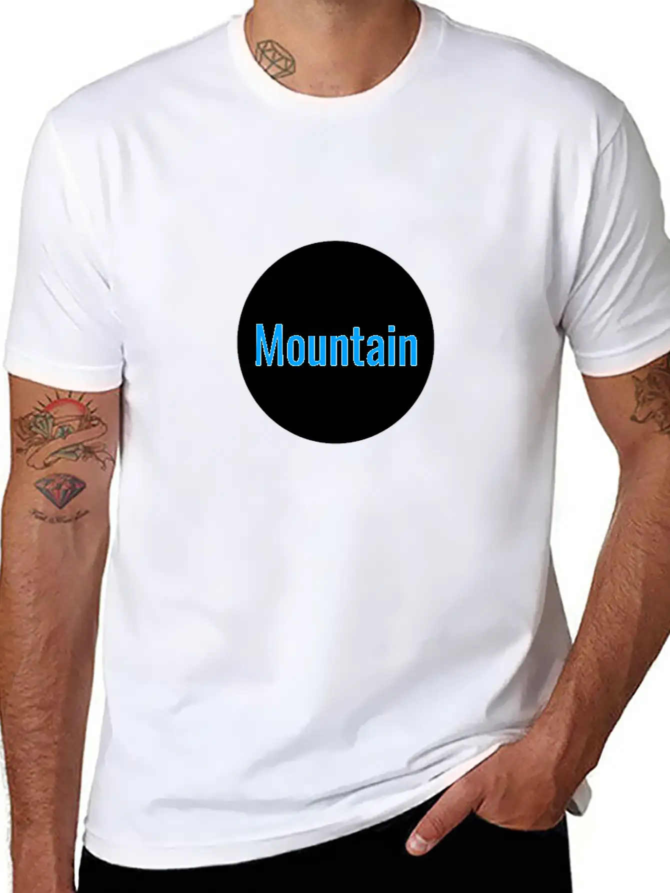 Mountain Unisex Short Sleeve Soft Cotton T-Shirt – Casual Everyday Wear