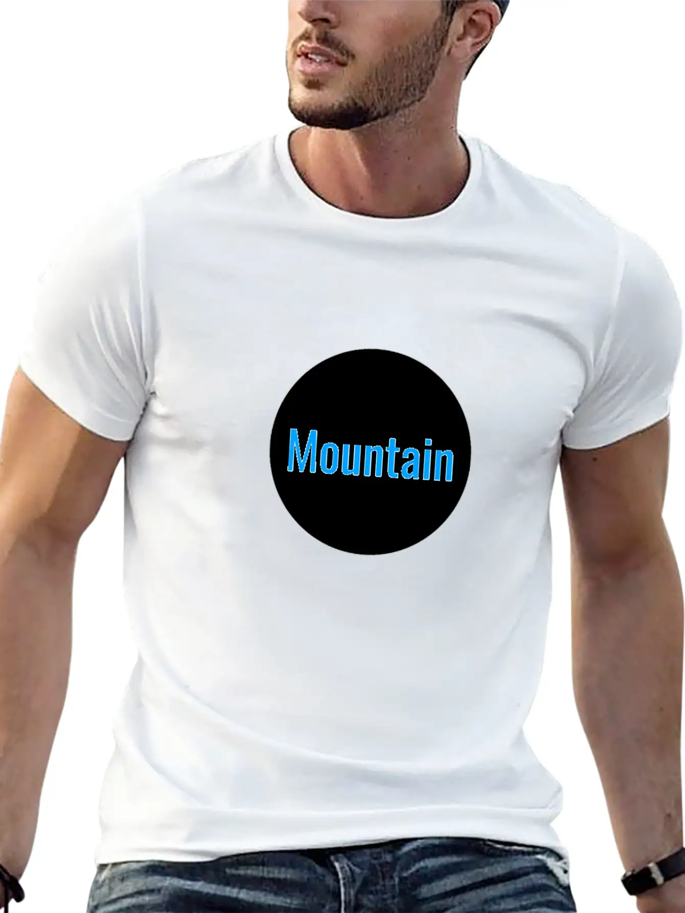Mountain Unisex Short Sleeve Soft Cotton T-Shirt – Casual Everyday Wear