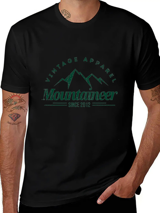 Mountaineer Unisex Short Sleeve Soft Cotton T-Shirt – Casual Everyday Wear